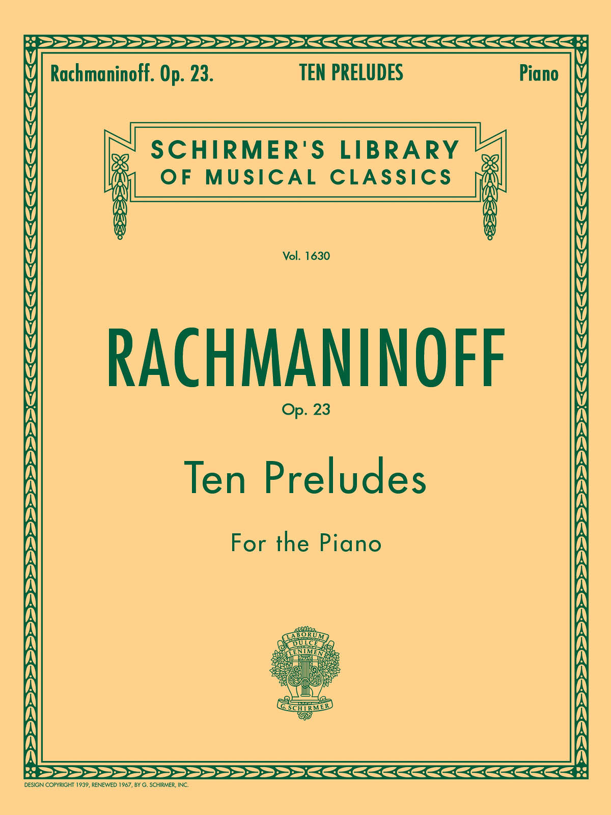 Rachmaninov: 10 Preludes, Op. 23