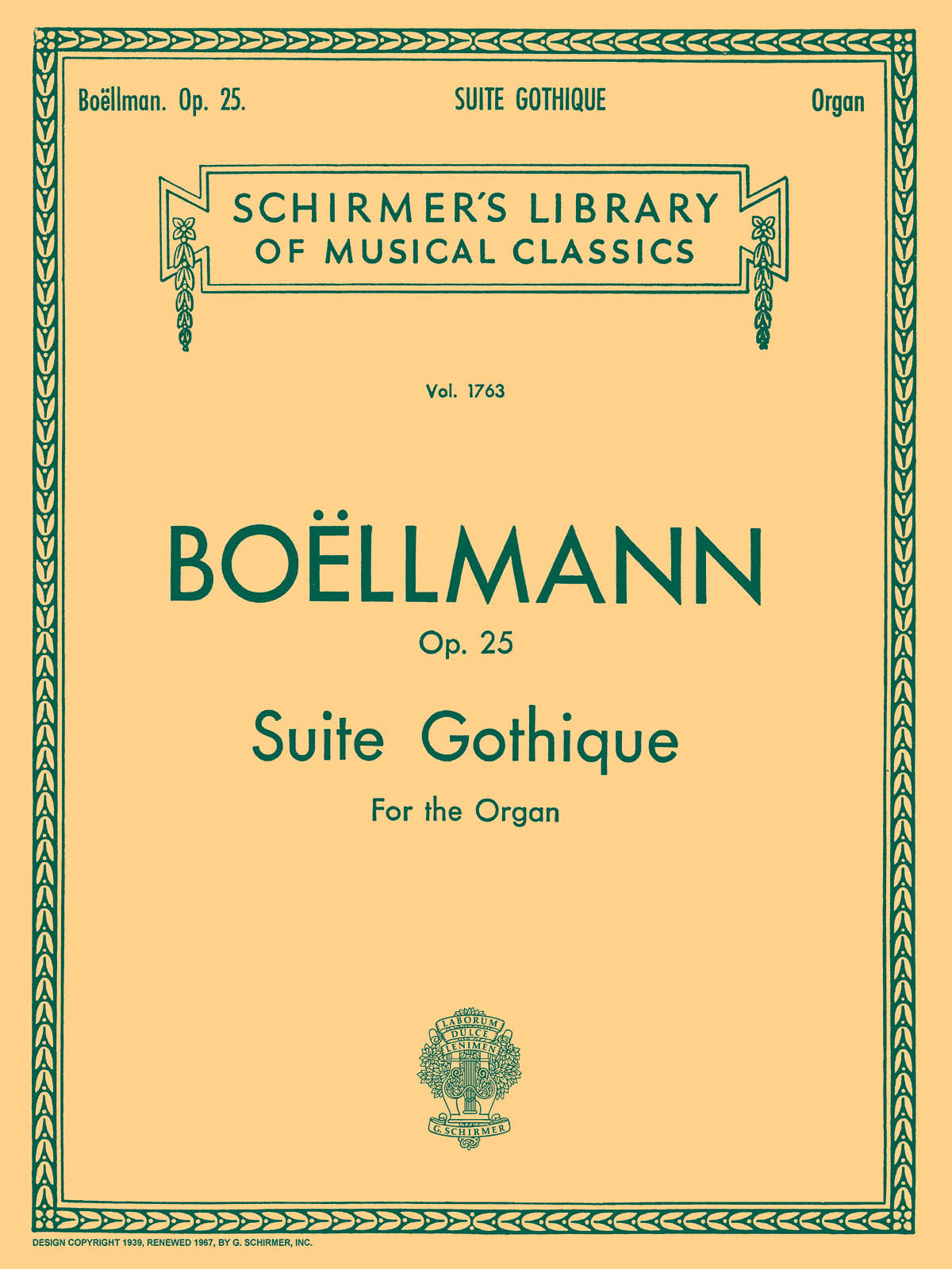 Boëllmann: Suite Gothique, Op. 25