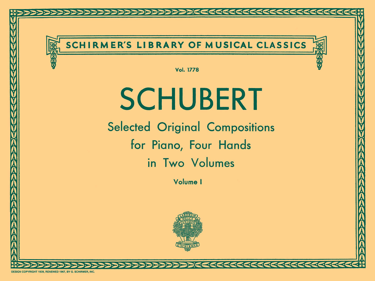 Schubert: Original Compositions for Piano - Volume 1
