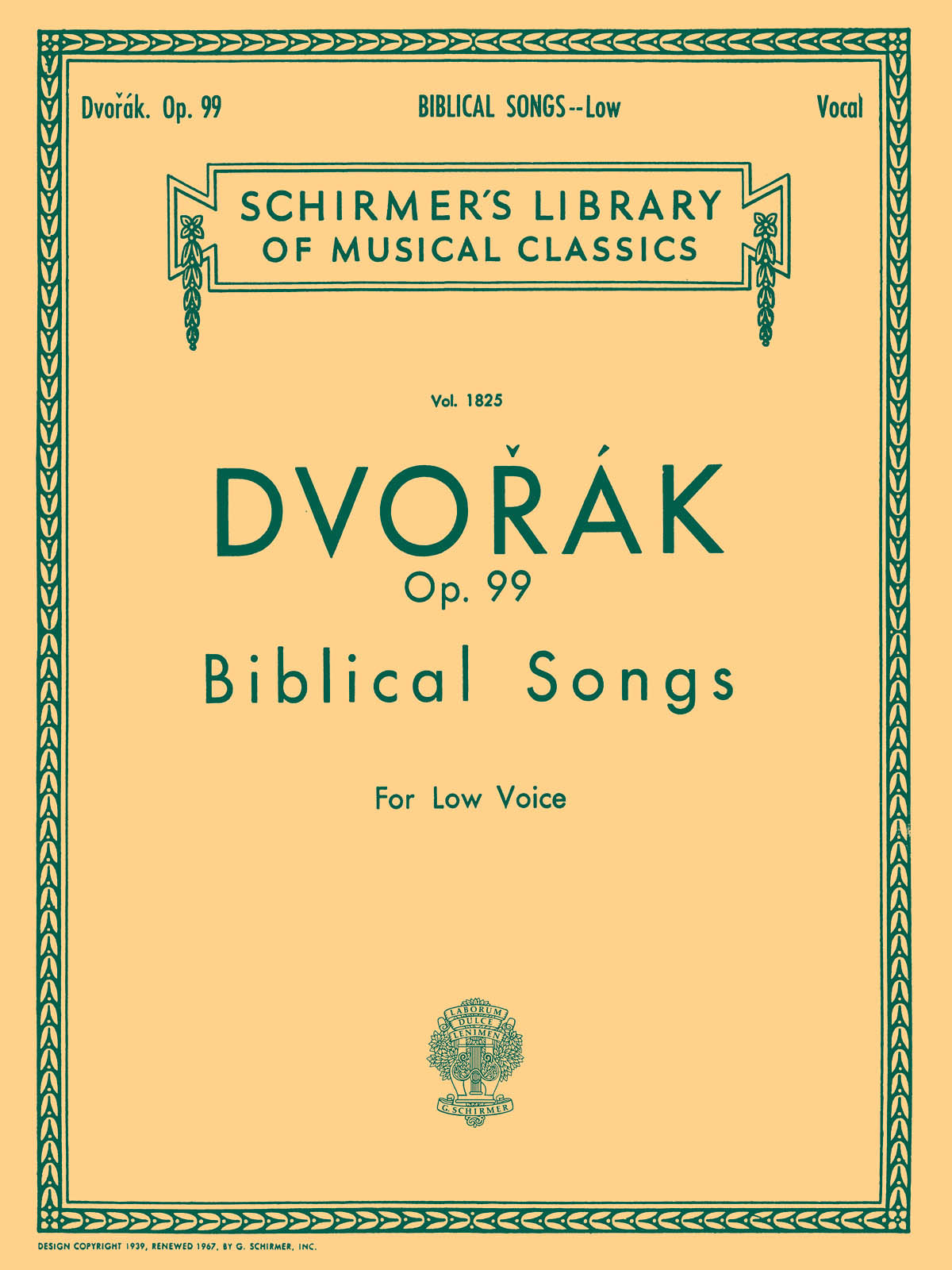 Dvorak: Biblical Songs Op.99