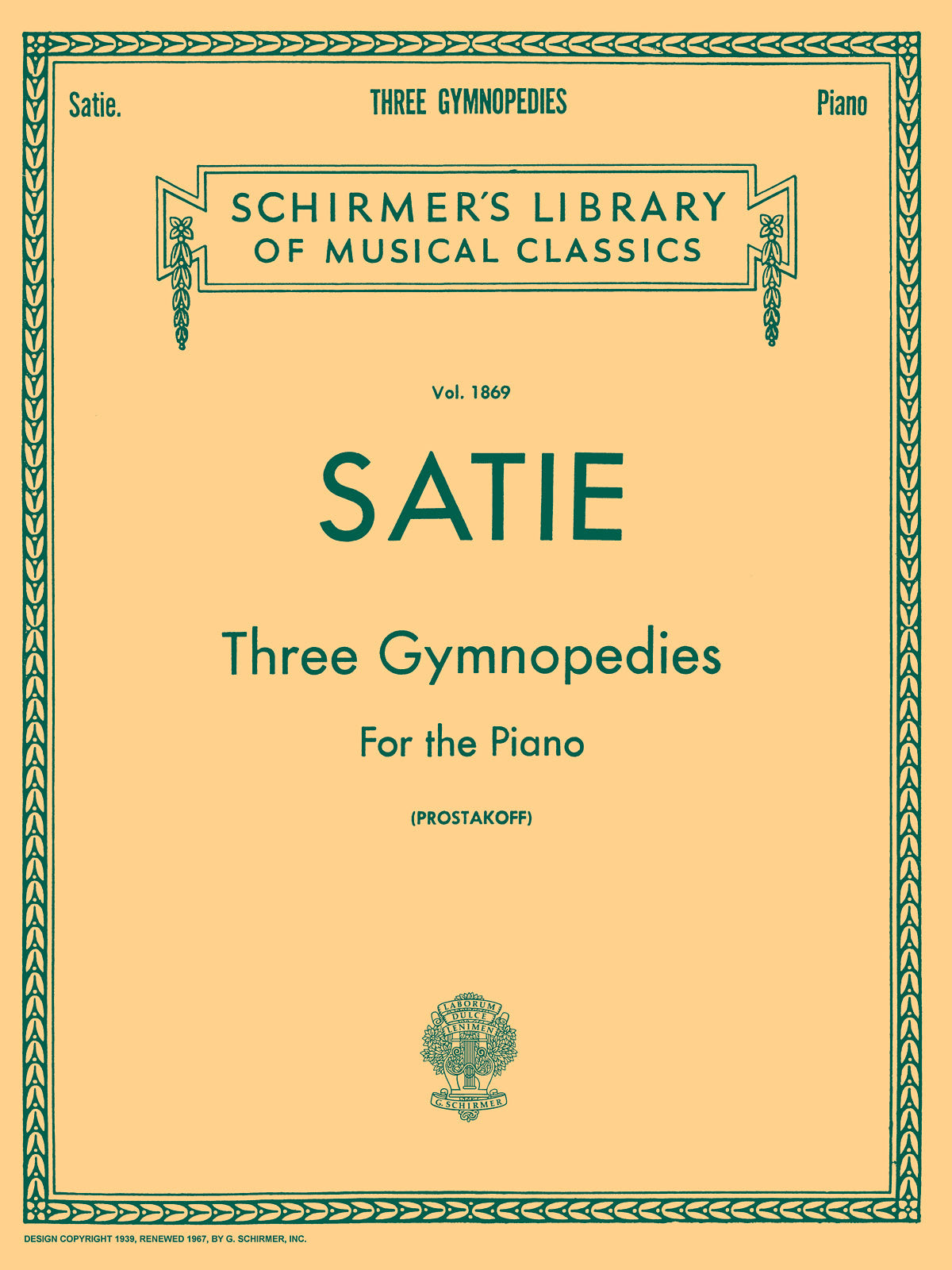 Satie: 3 Gymnopedies