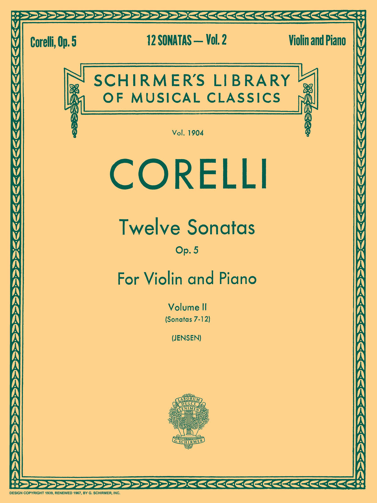 Corelli: Twelve Sonatas, Op. 5 - Volume 2