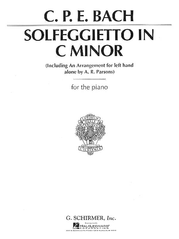 Bach: Solfeggietto in C Minor