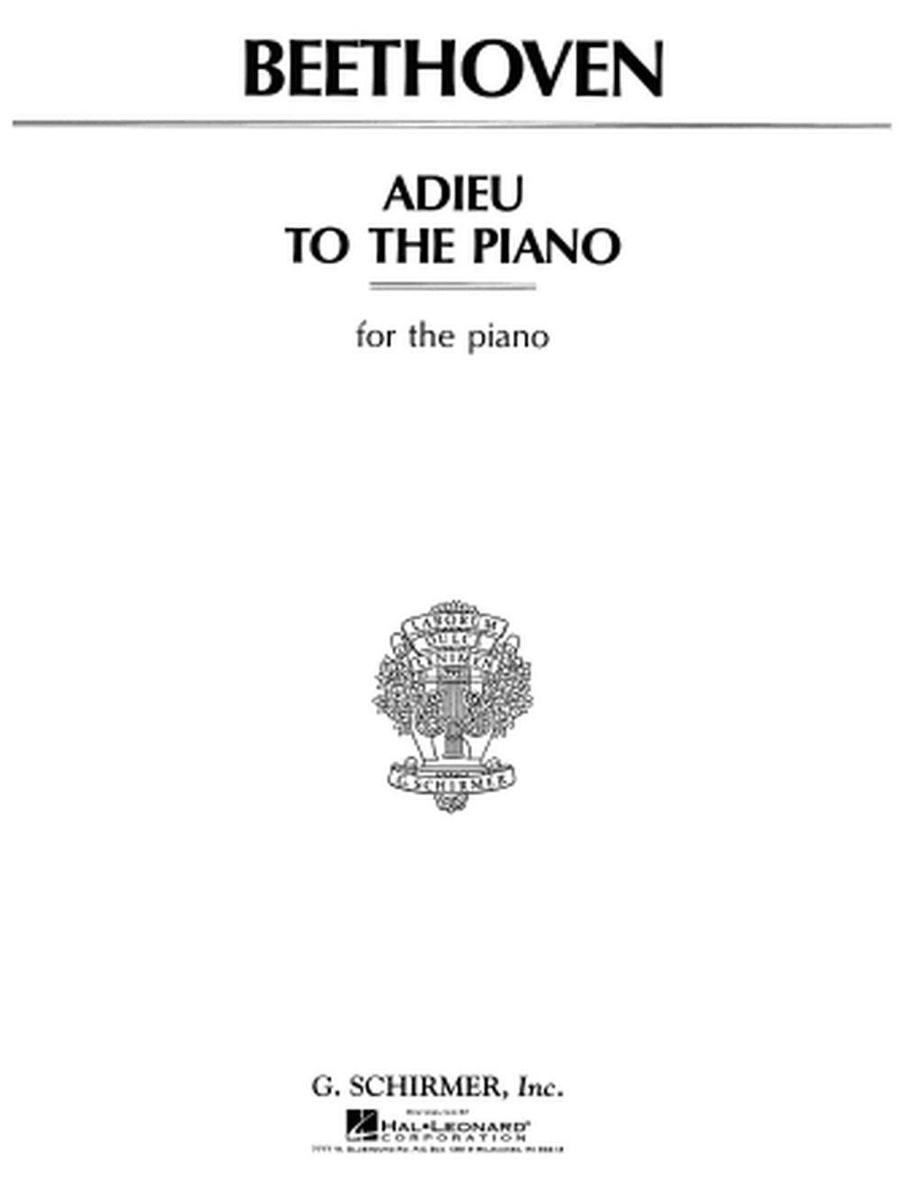 Beethoven: Adieu To The Piano