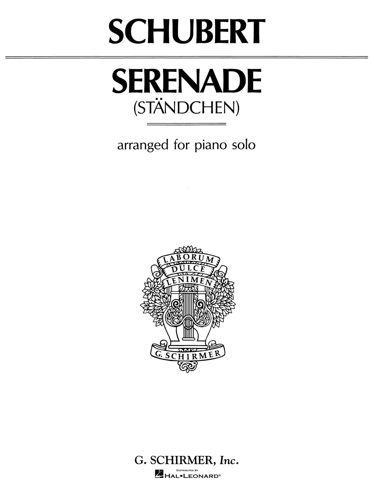 Schubert: Ständchen (Serenade)