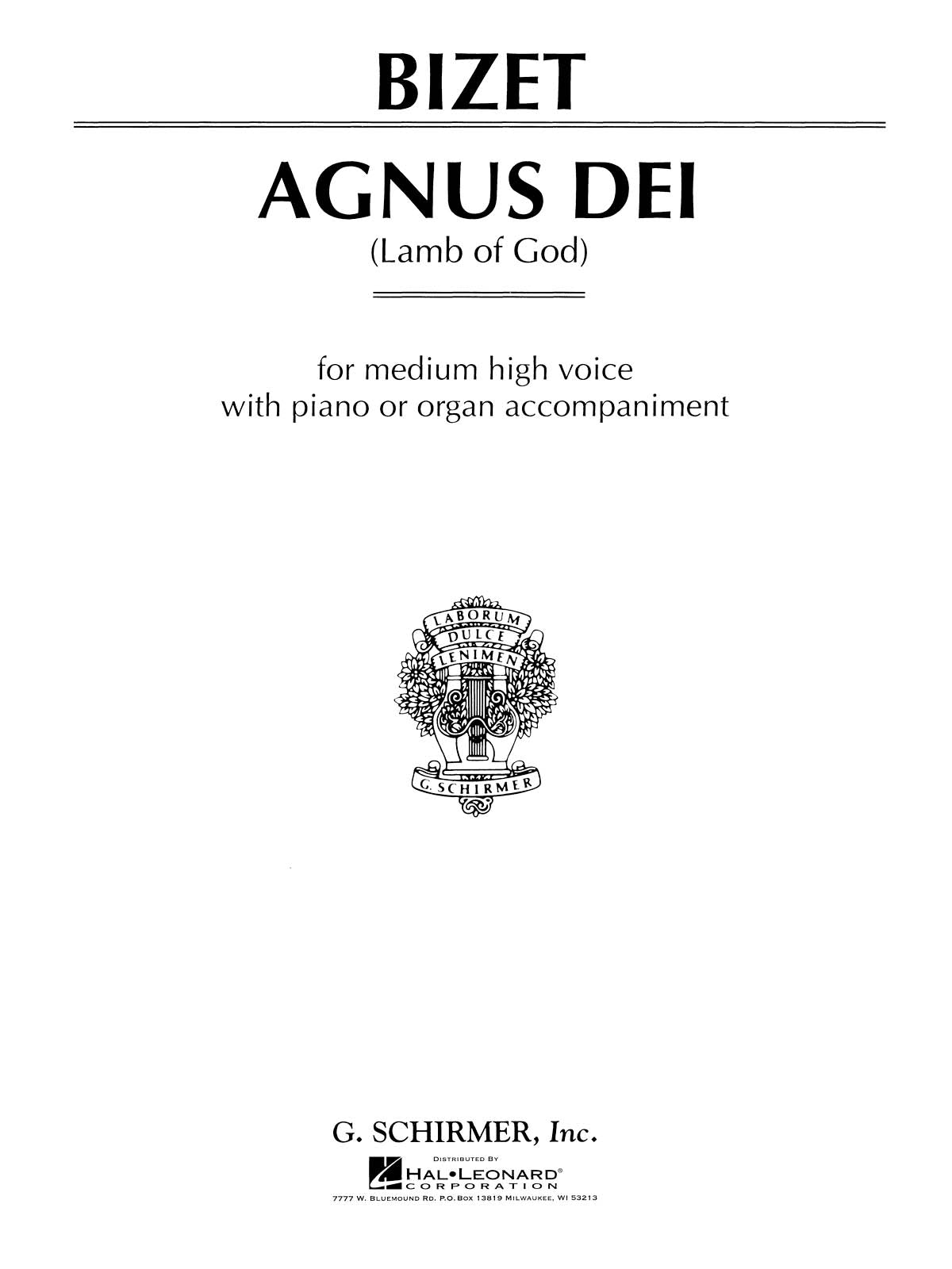 Bizet: Agnus Dei (Lamb of God)