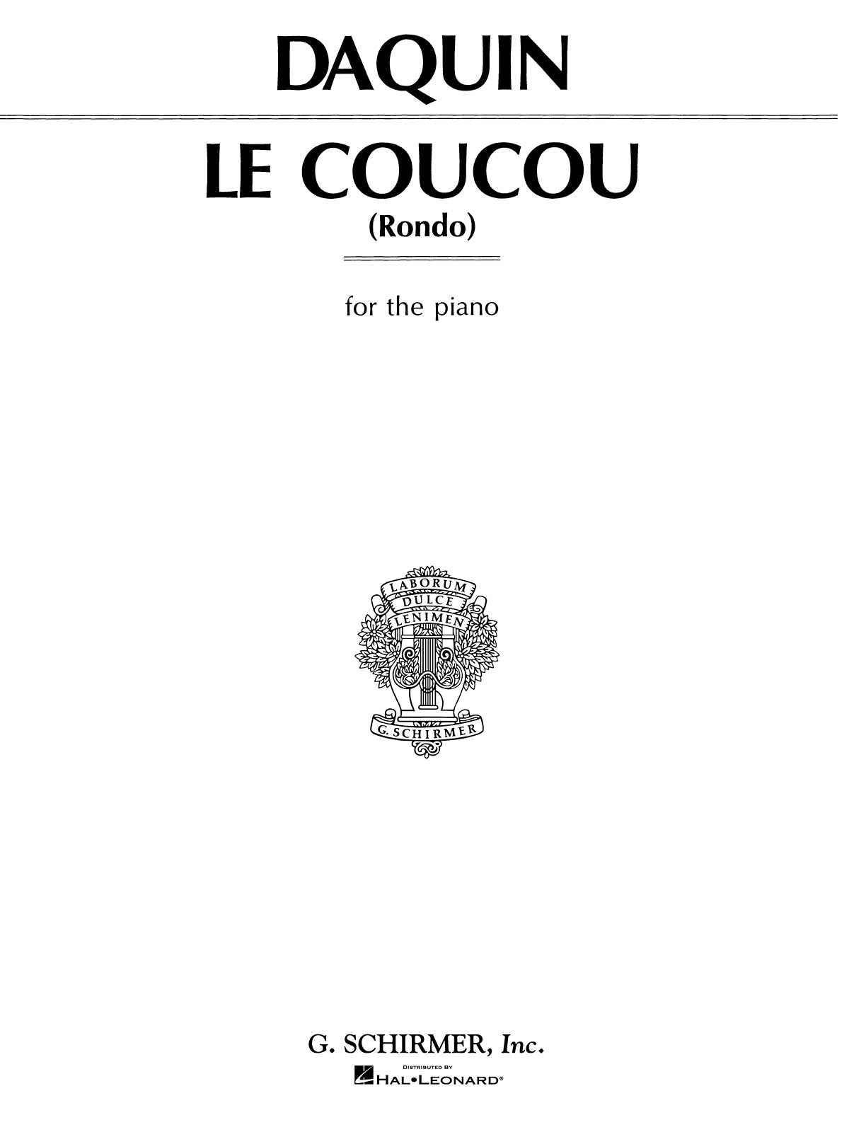 Daquin: Cuckoo (Rondo)