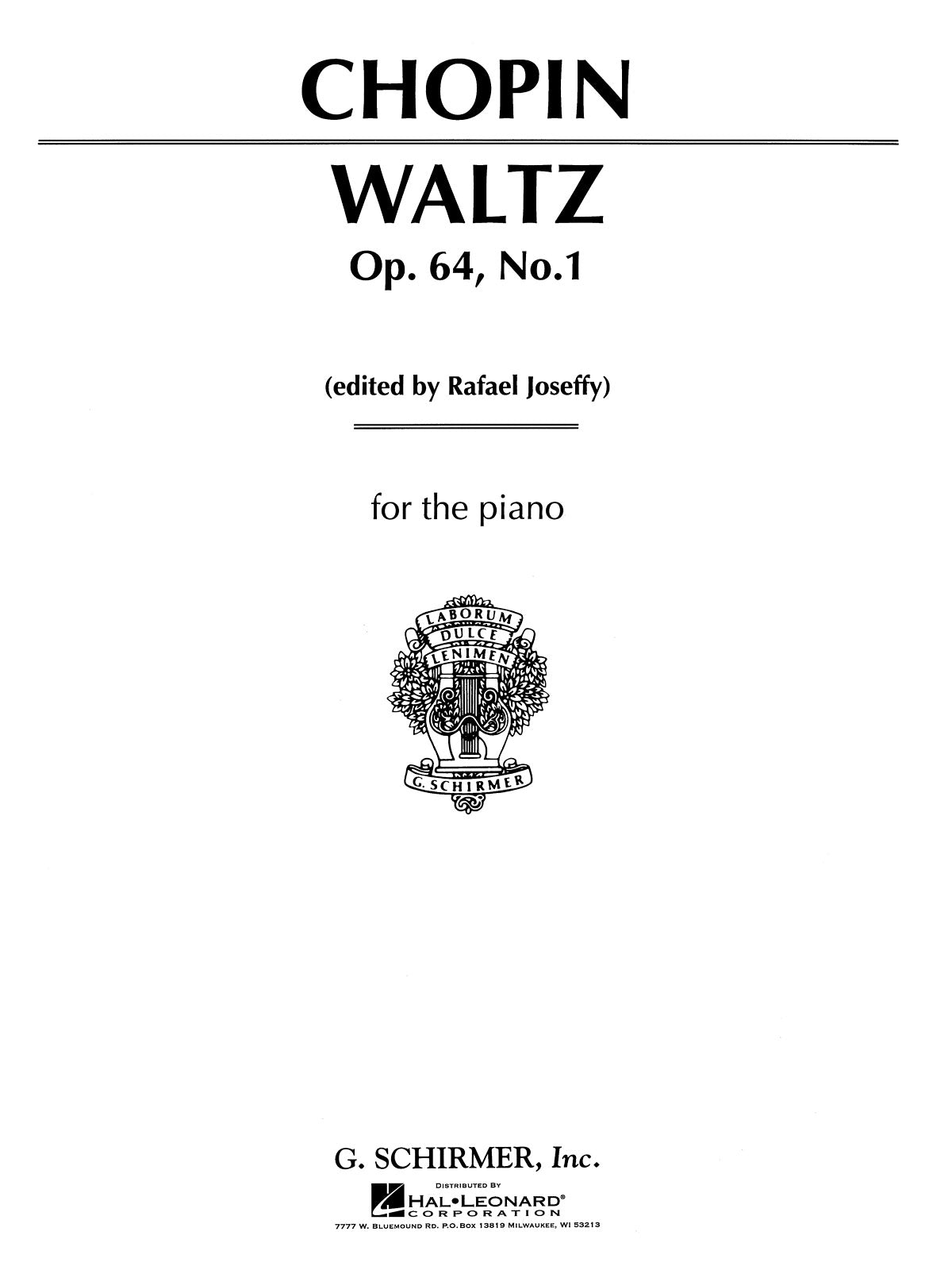 Chopin: Waltz, Op. 64, No. 1 in Db Major