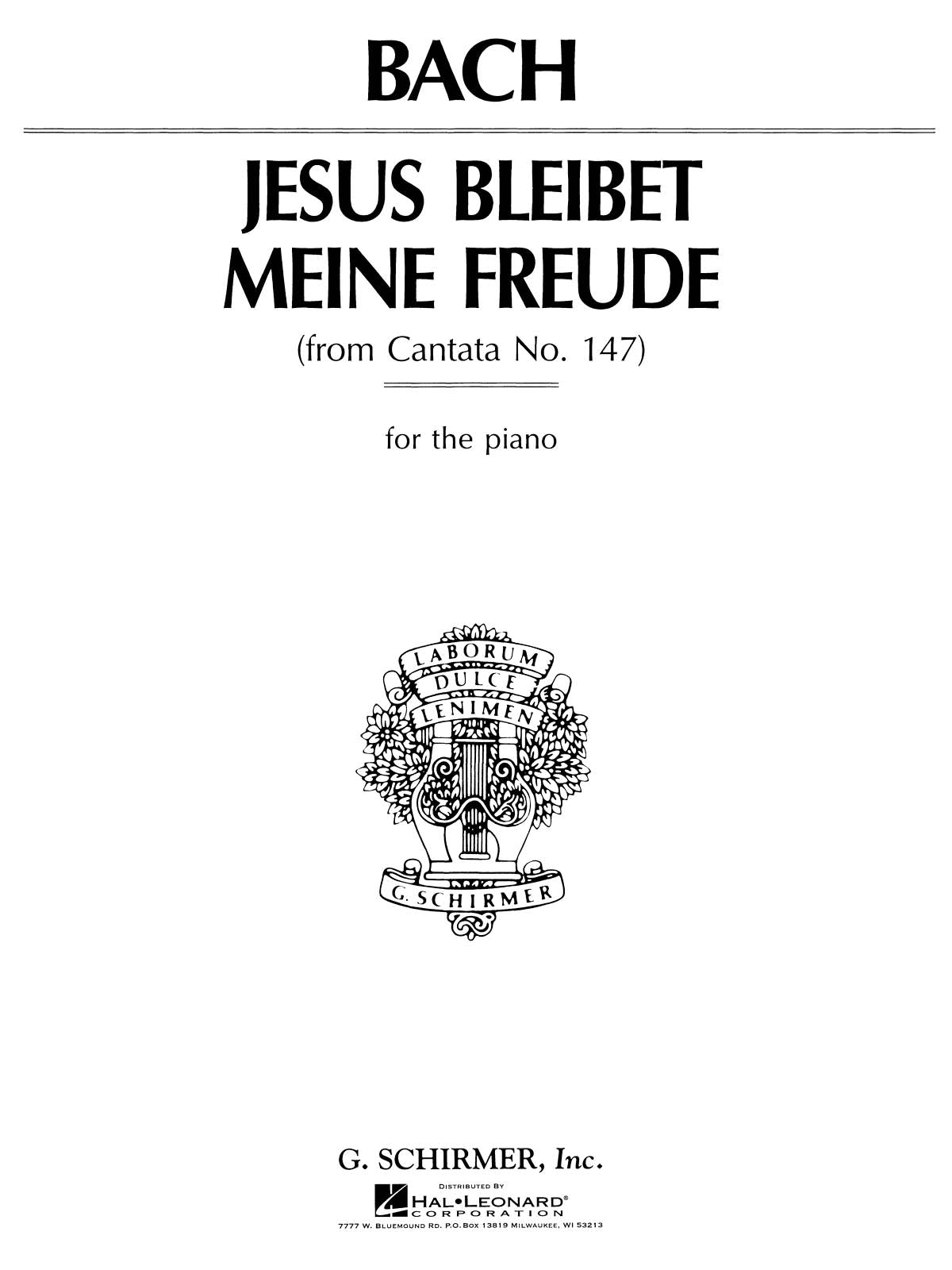 Bach: Jesus Bleibet Meine Freude