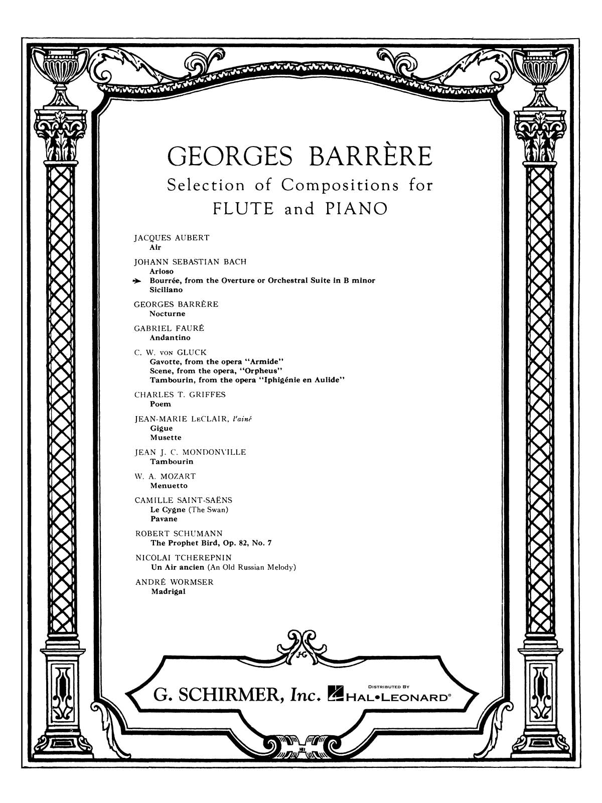 Bach: Bourree From Orchestral Suite In B Minor