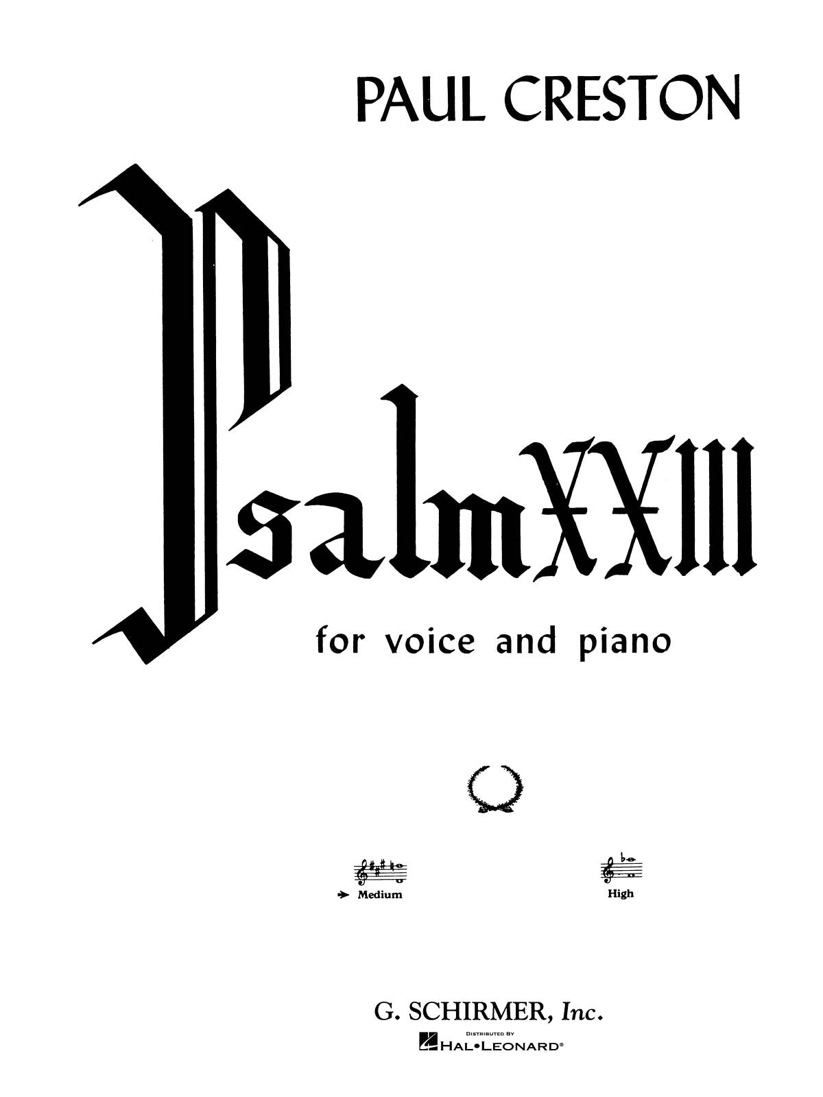 Creston: Psalm 23