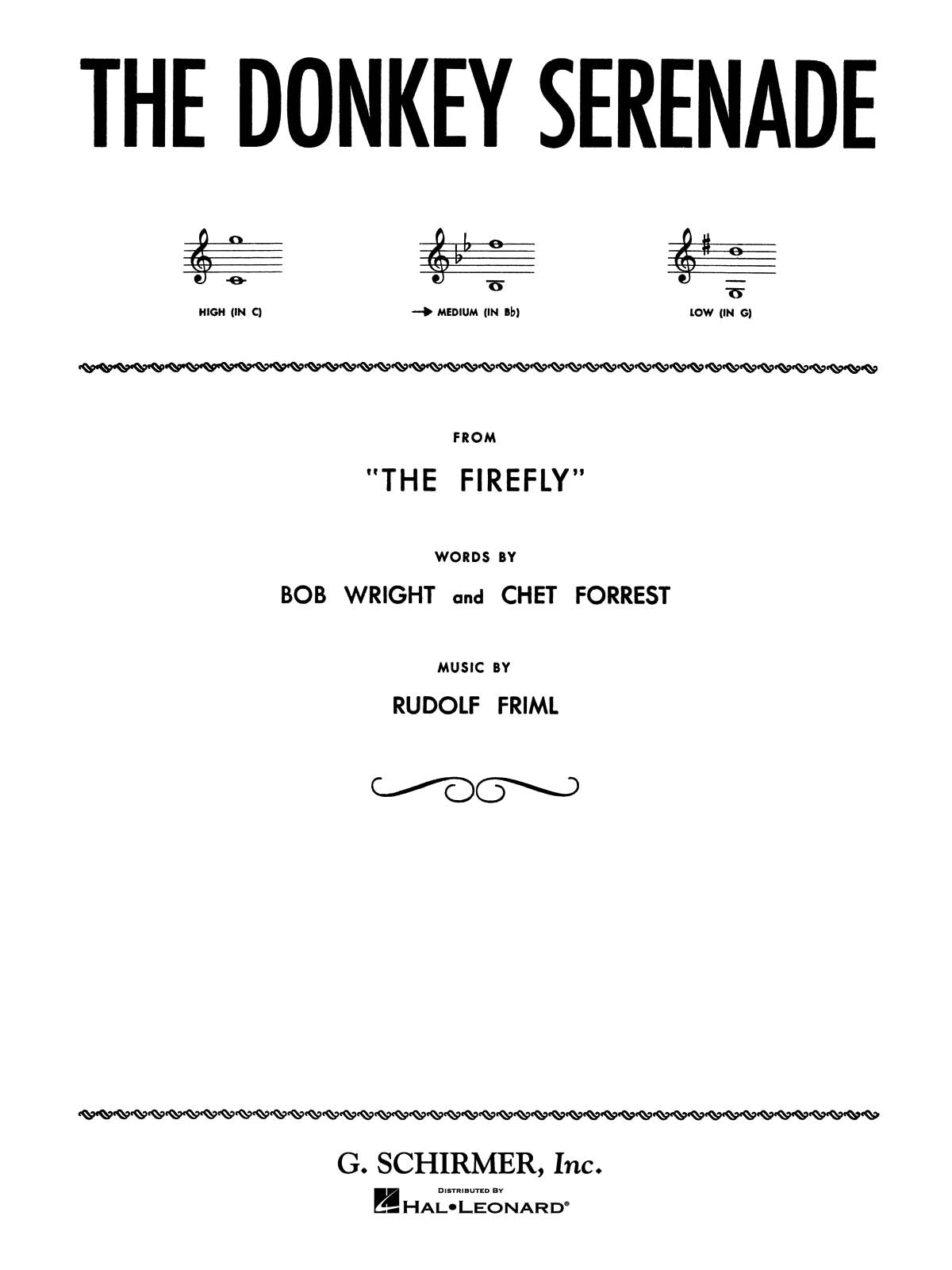 Donkey Serenade (from The Firefly)