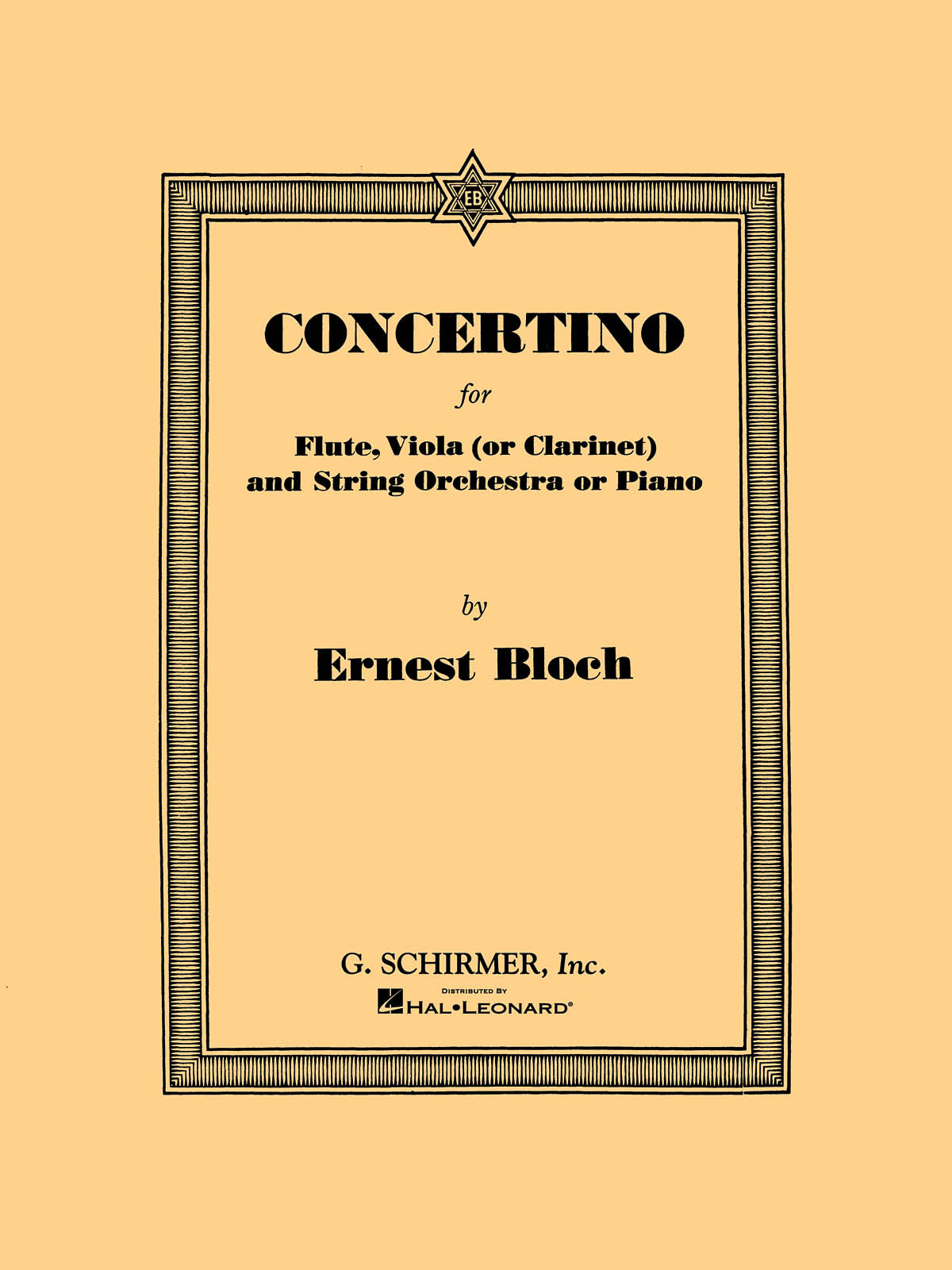 Bloch: Concertino