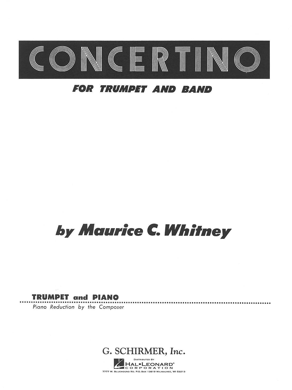 Whitney: Concertino