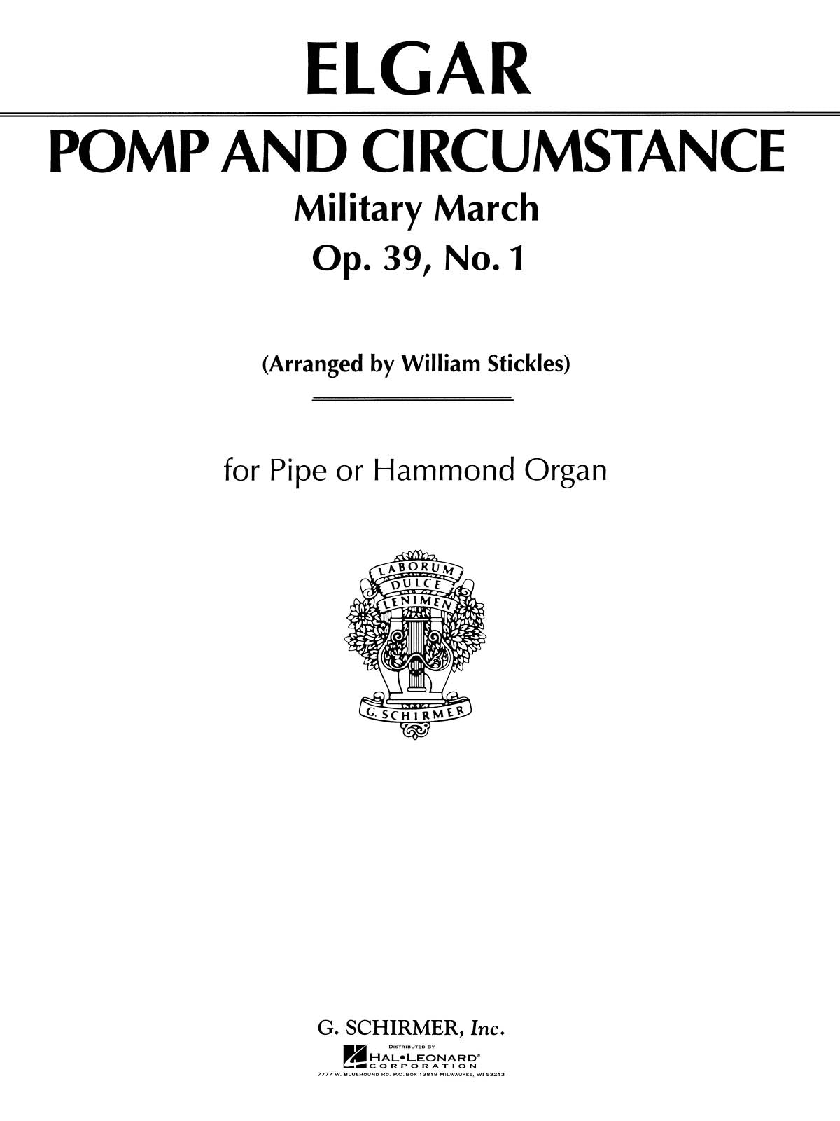 Elgar: Pomp and Circumstance, Military March #1 in D