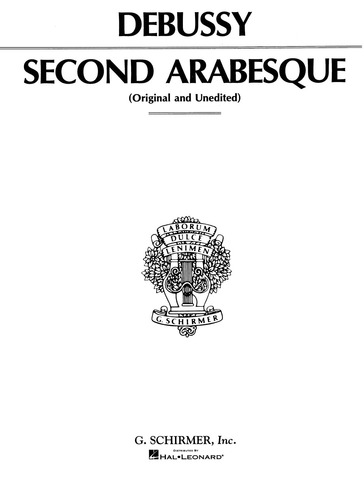 Debussy: Arabesque No.2