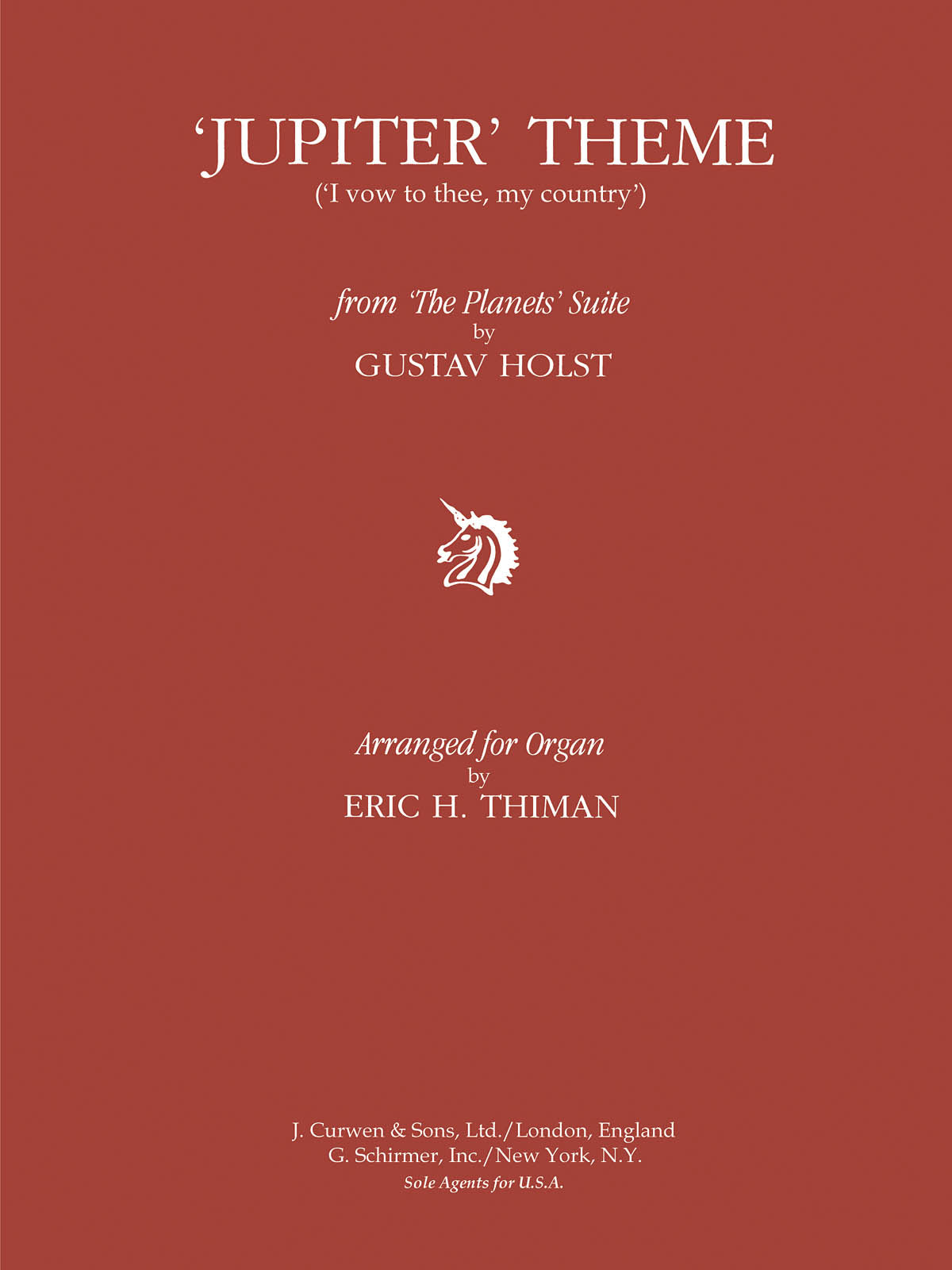 Holst: Jupiter Theme 'I Vow To Thee My Country'