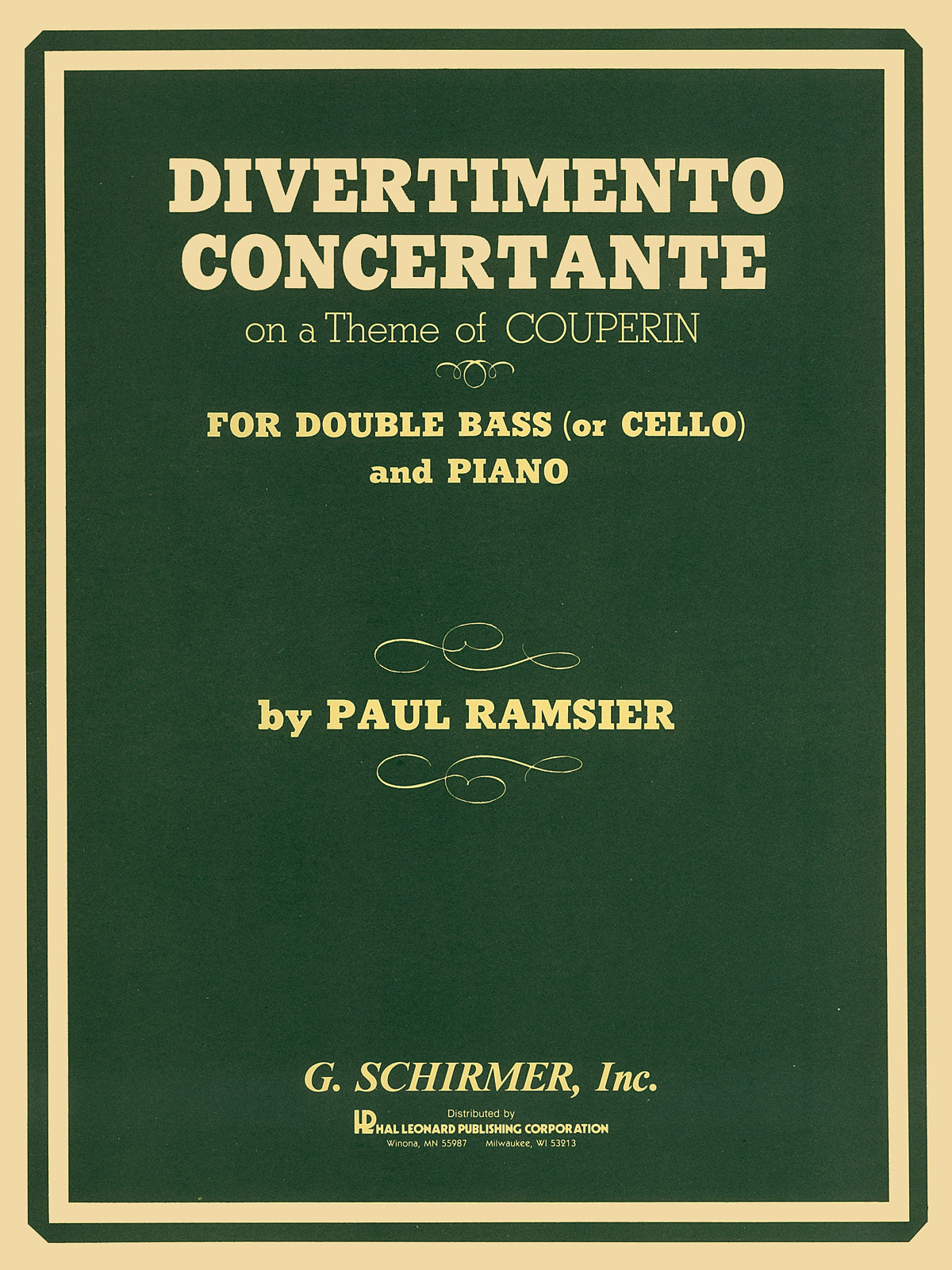 Ramsier: Divertimento Concertante on a Theme of Couperin