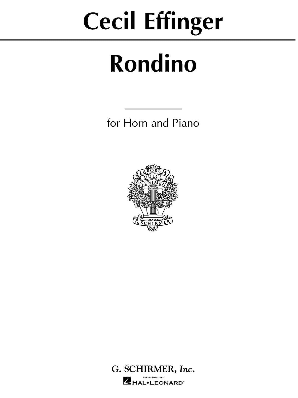 Effinger: Rondino