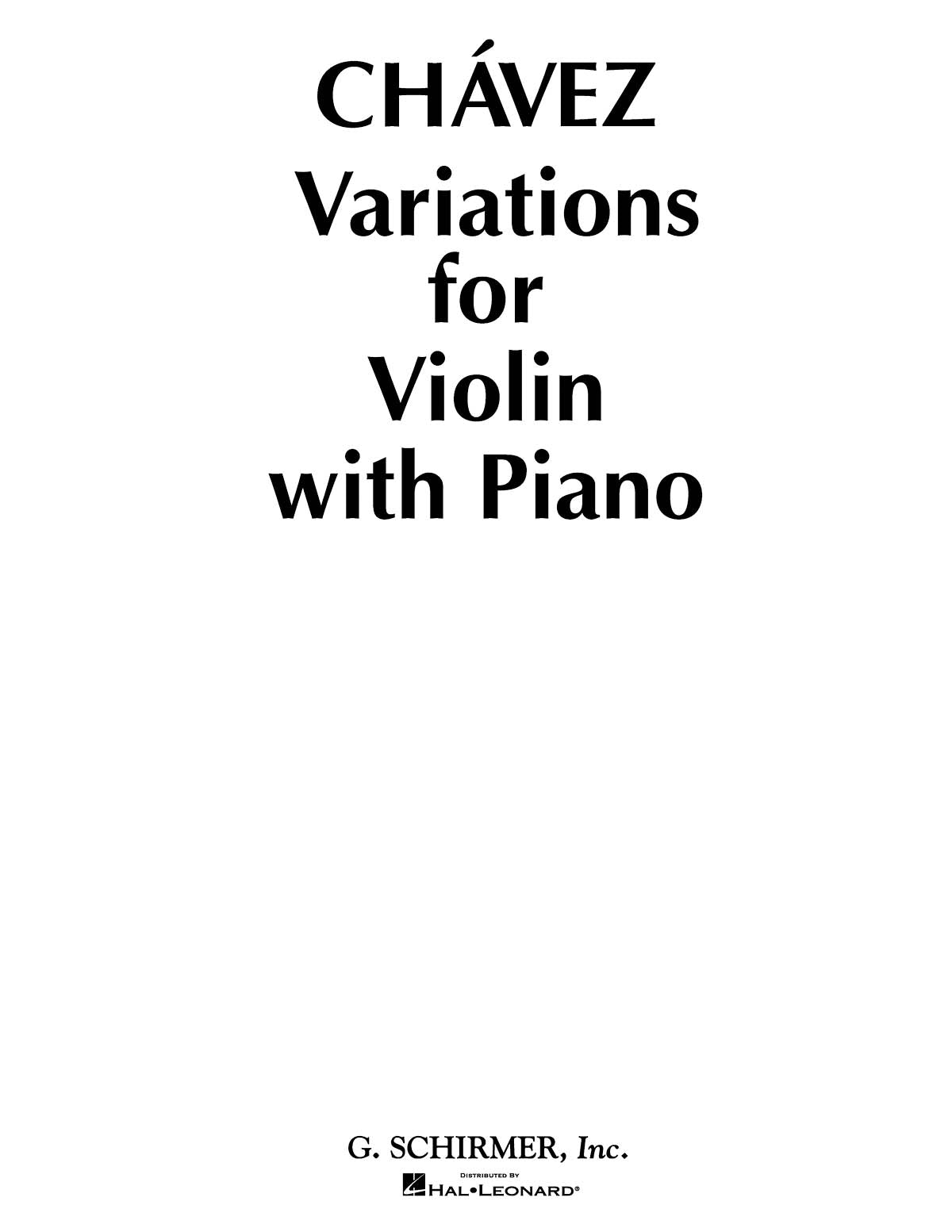Chàvez: Variations