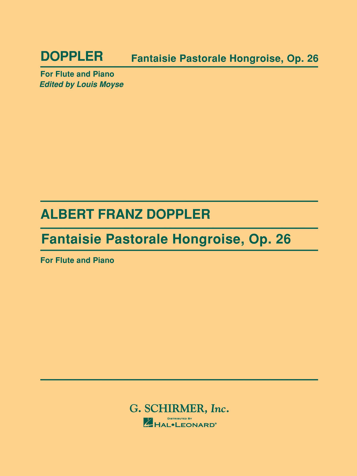 Doppler: Fantaisie Pastorale Hongroise, Op. 26