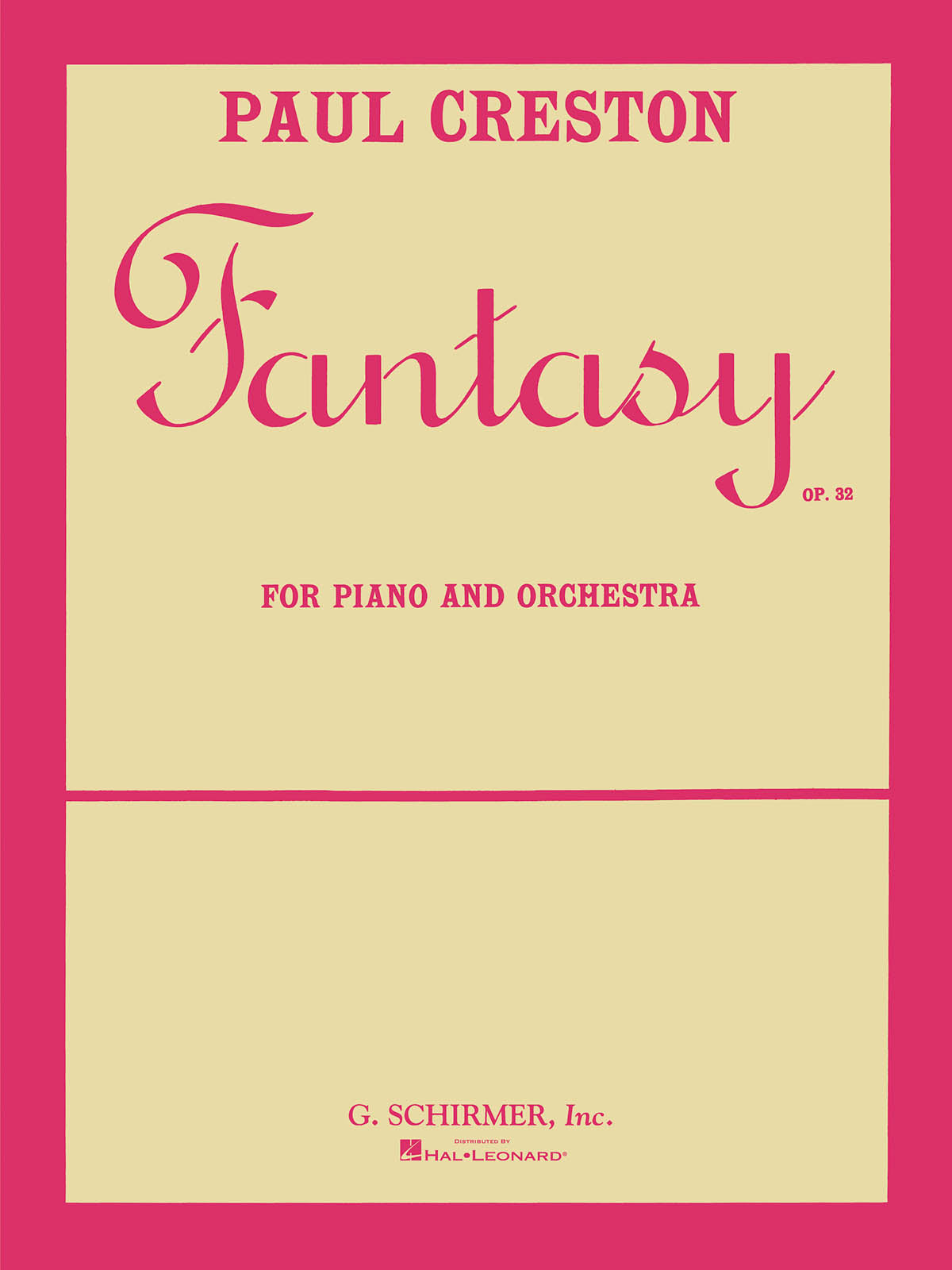Creston: Fantasy, Op. 23