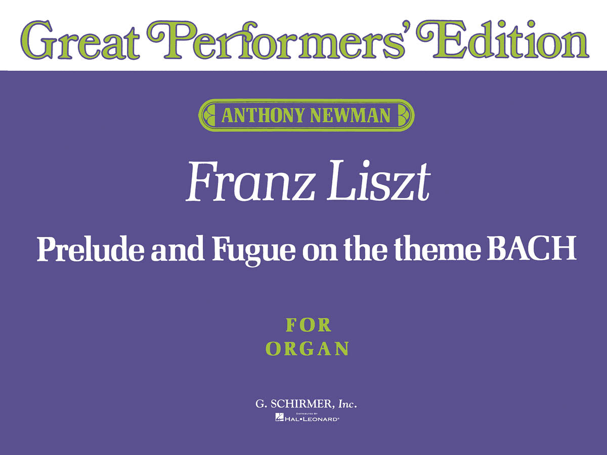 Listz: Prelude And Fugue On The Theme BACH