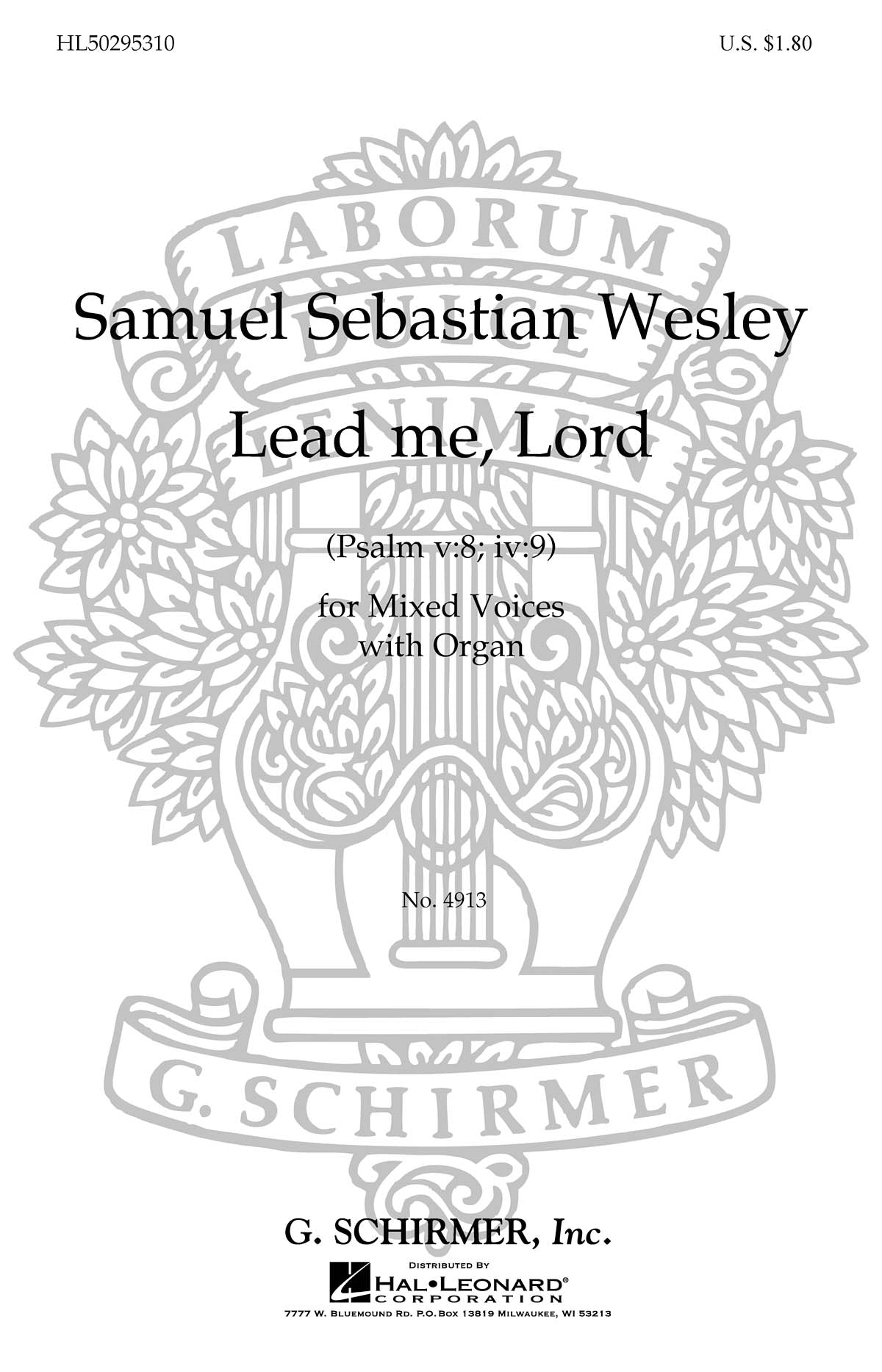 Wesley: Lead Me Lord