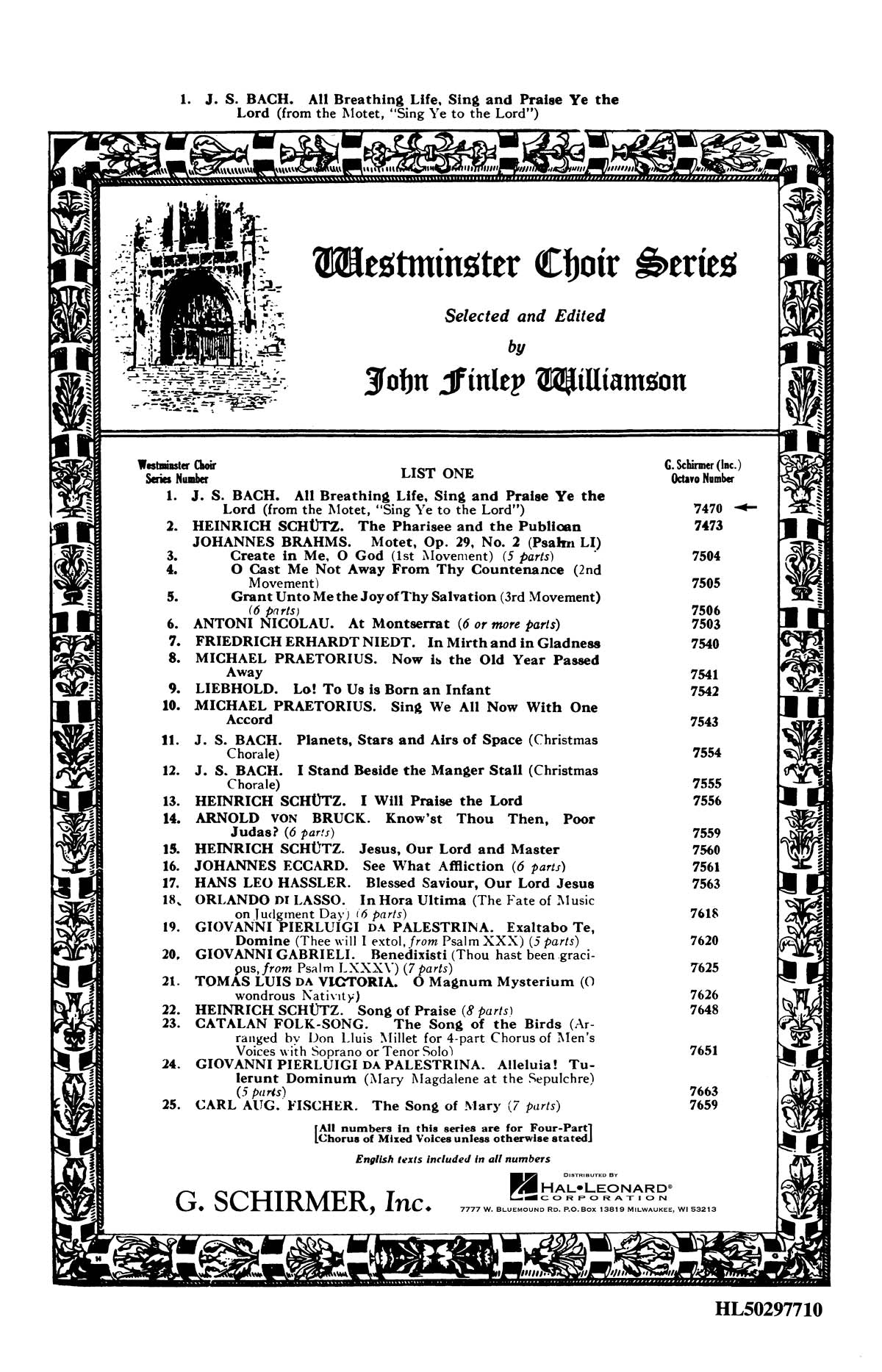 Bach: All Breathing Life Sing And Praise Ye The Lord