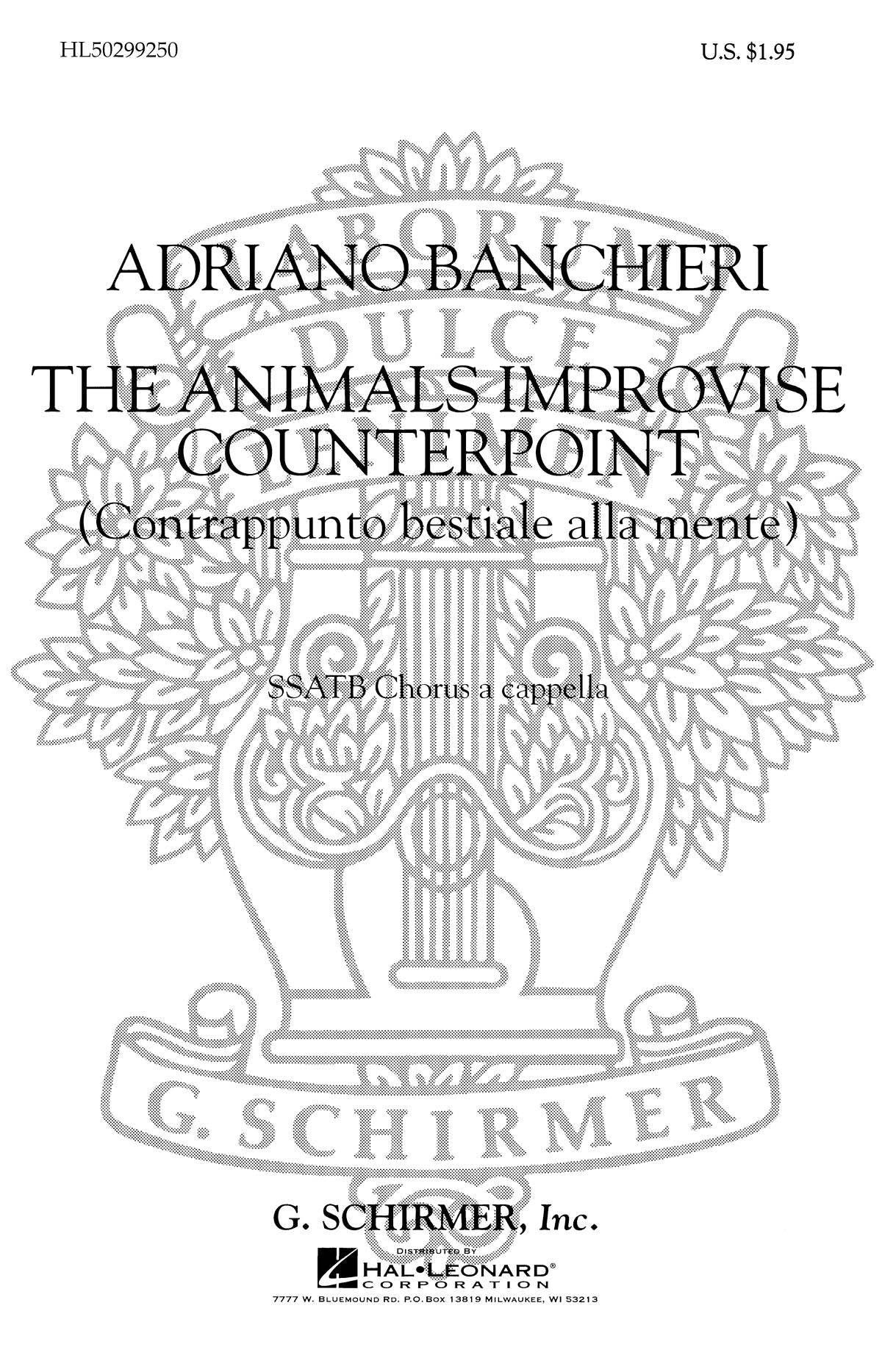Banchieri: Animals Improvise Counterpoint