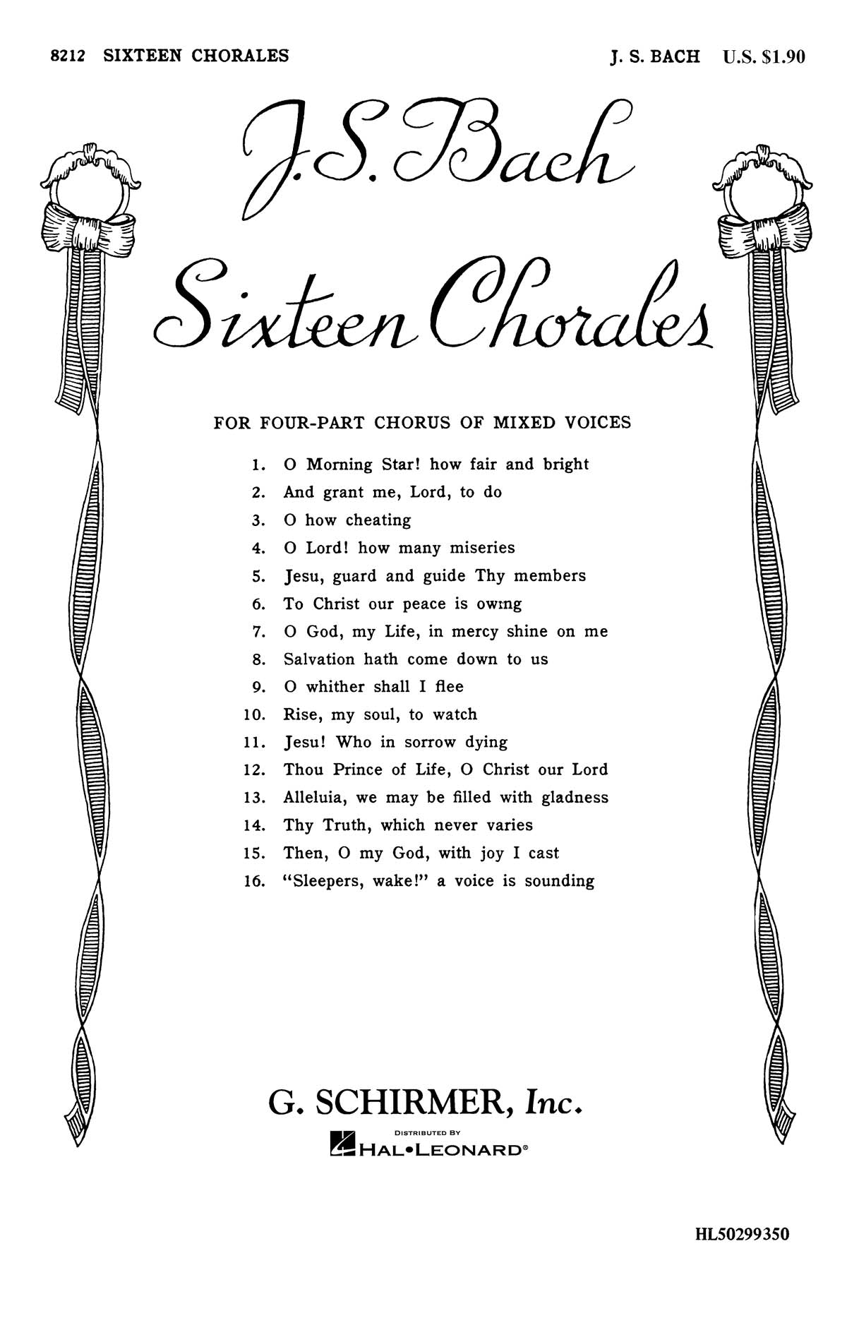 Bach: Sixteen Chorales