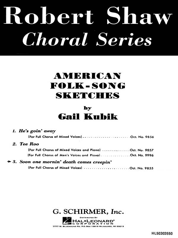 Kubik: Soon One Mornin' Death Comes Creepin'