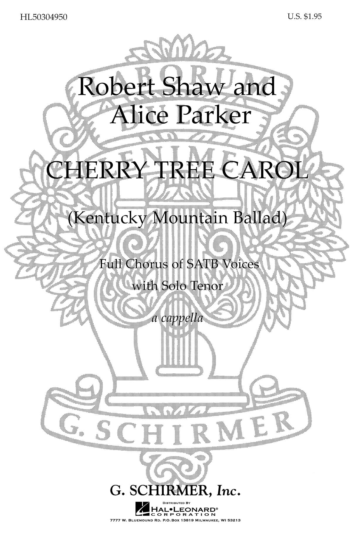 Anonymous: Cherry Tree Carol Solo Tenor