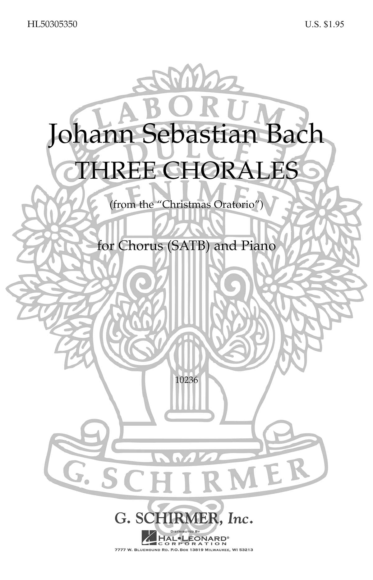 Bach: 3 Chorales From Christmas Oratorio