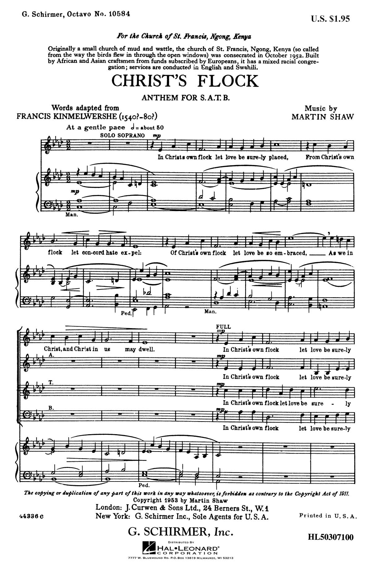 Shaw: Christ's Flock