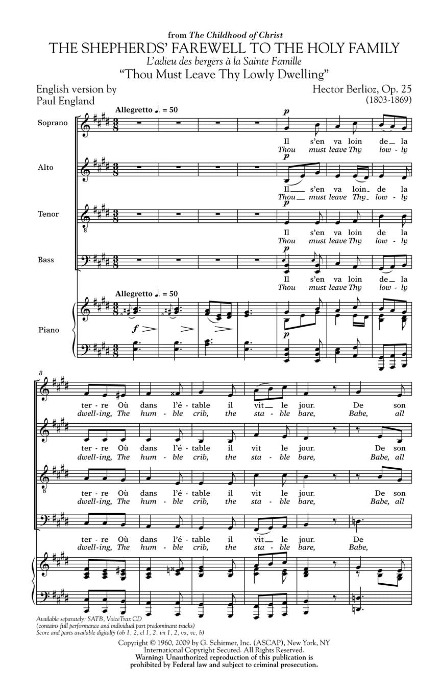 Berlioz: The Shepherds' Farewell to the Holy Family