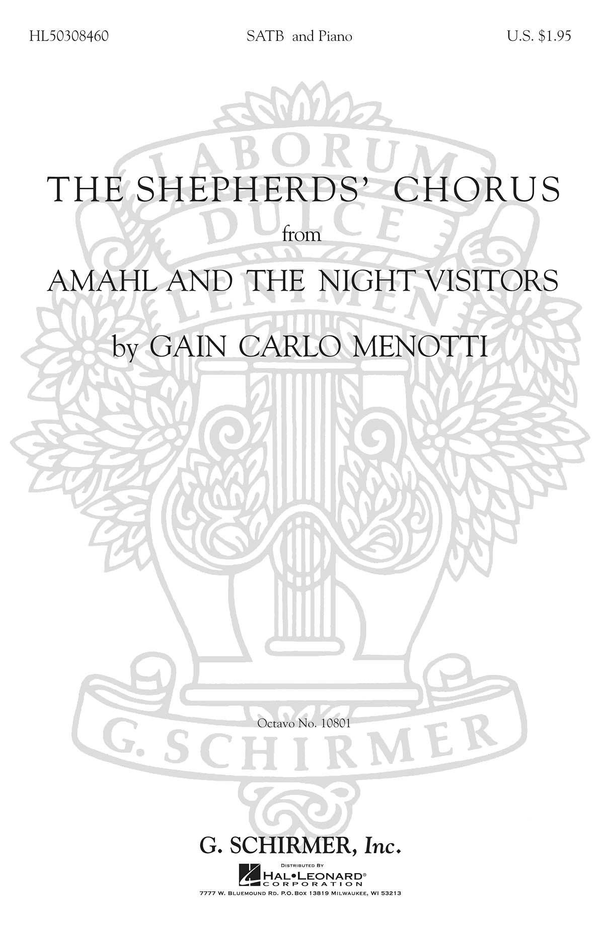 Menotti: Shepherd's Chorus