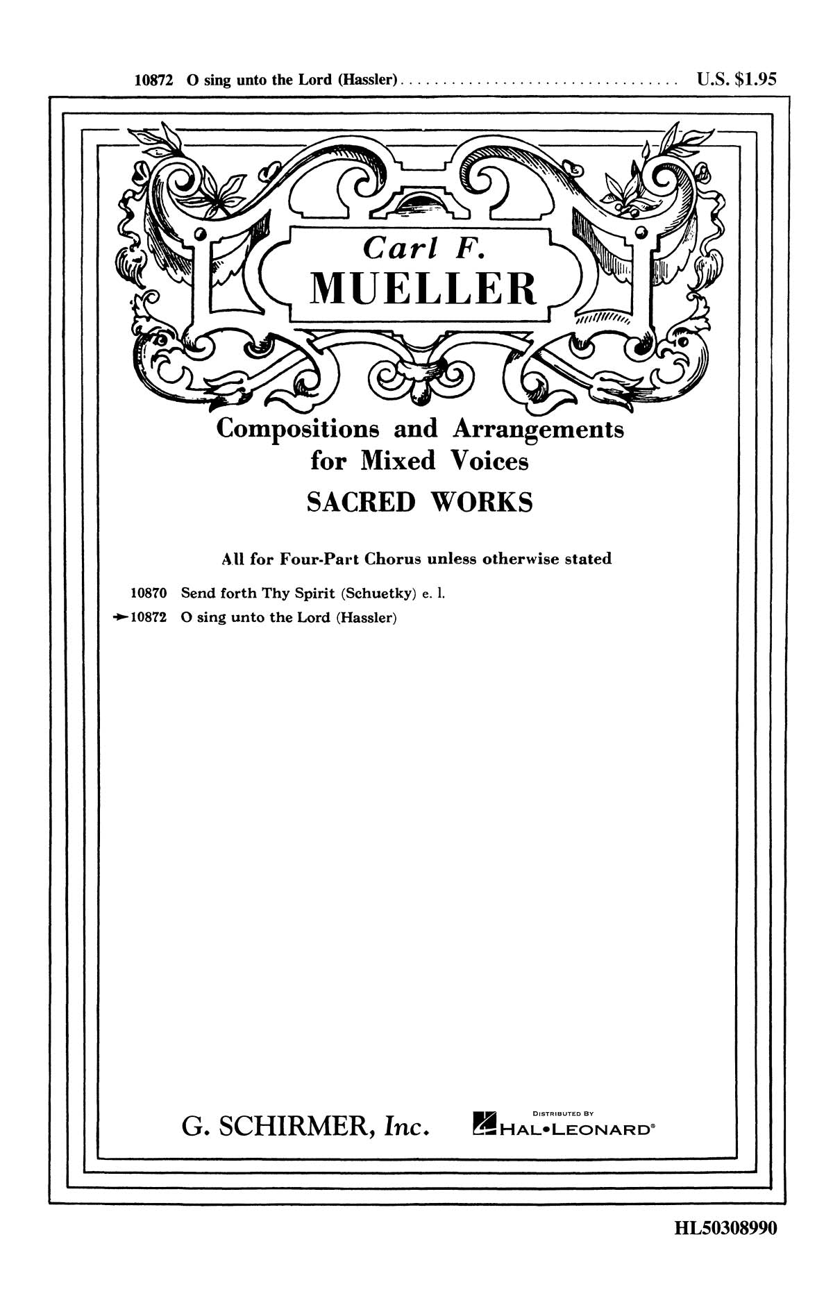 Hassler: O Sing unto the Lord