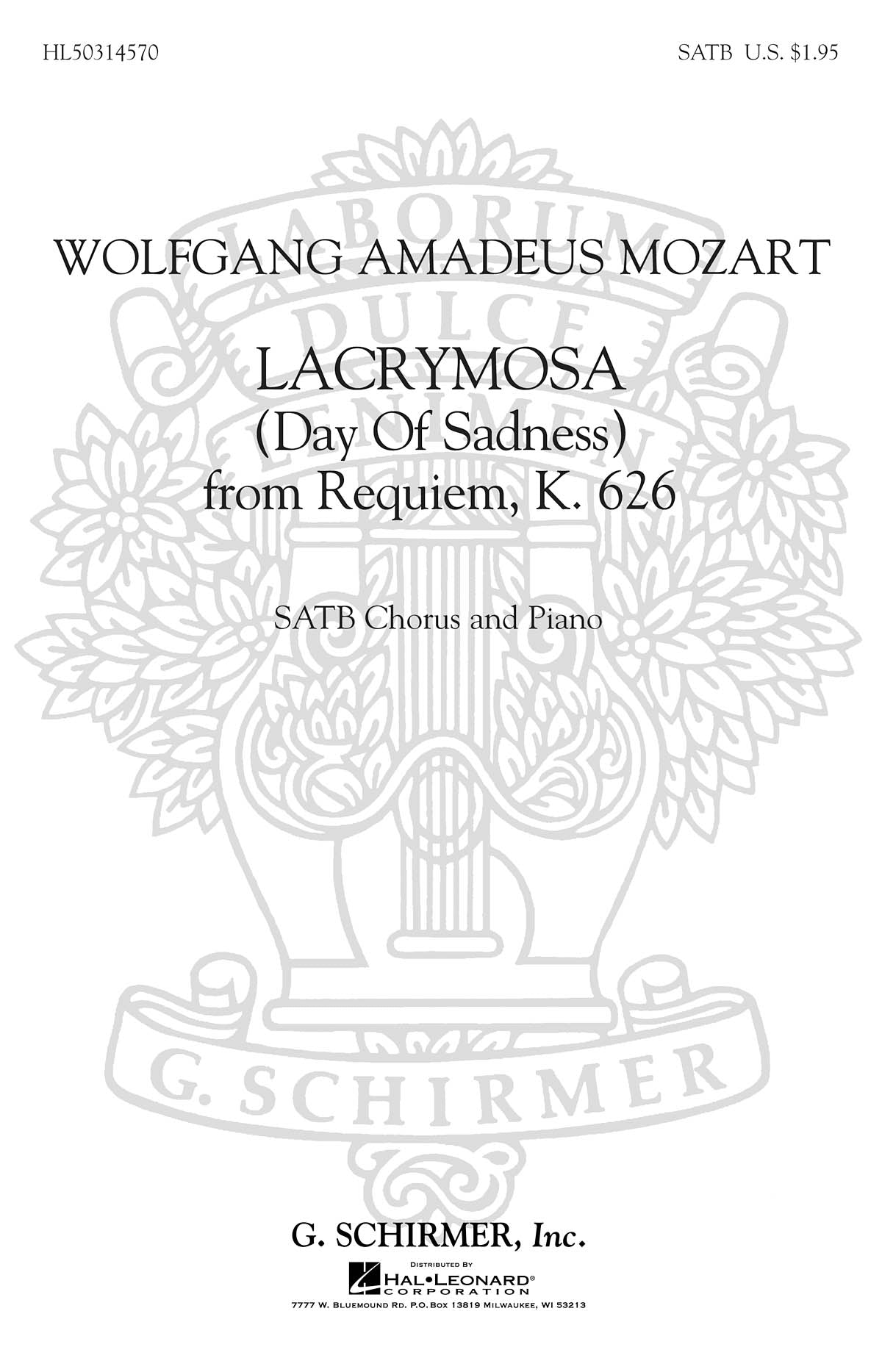 Mozart: Lacrymosa K626 Day Of Sadness From Requiem