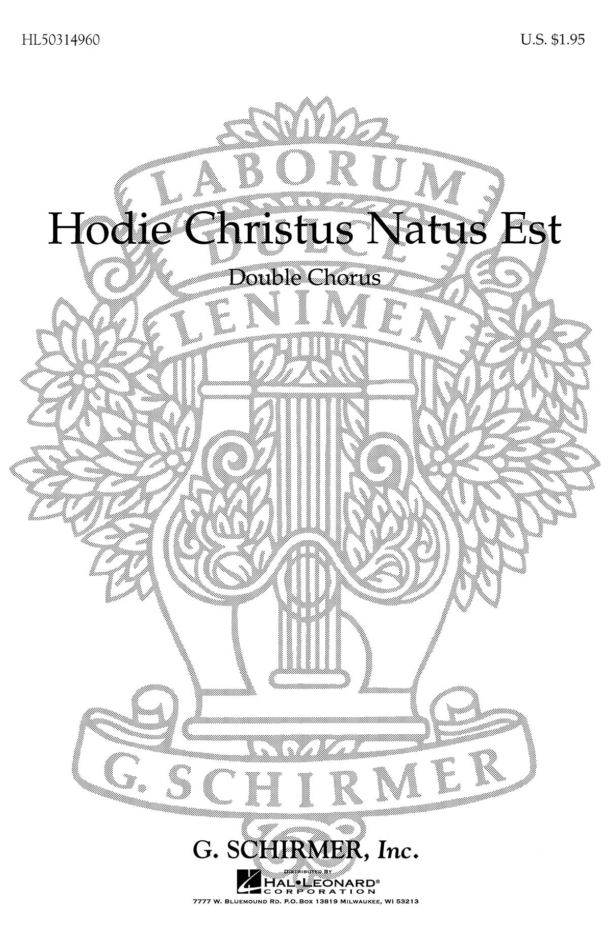 Palestrina: Hodie Christus Natus Est