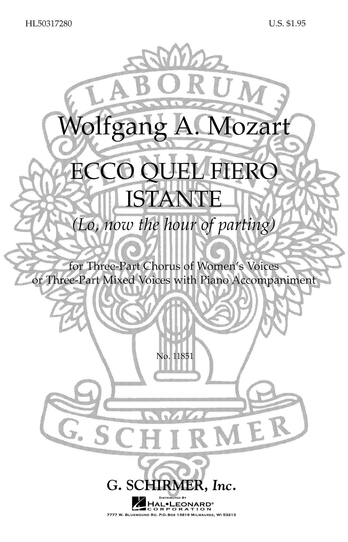 Mozart: Ecco Quel Fiero Istante
