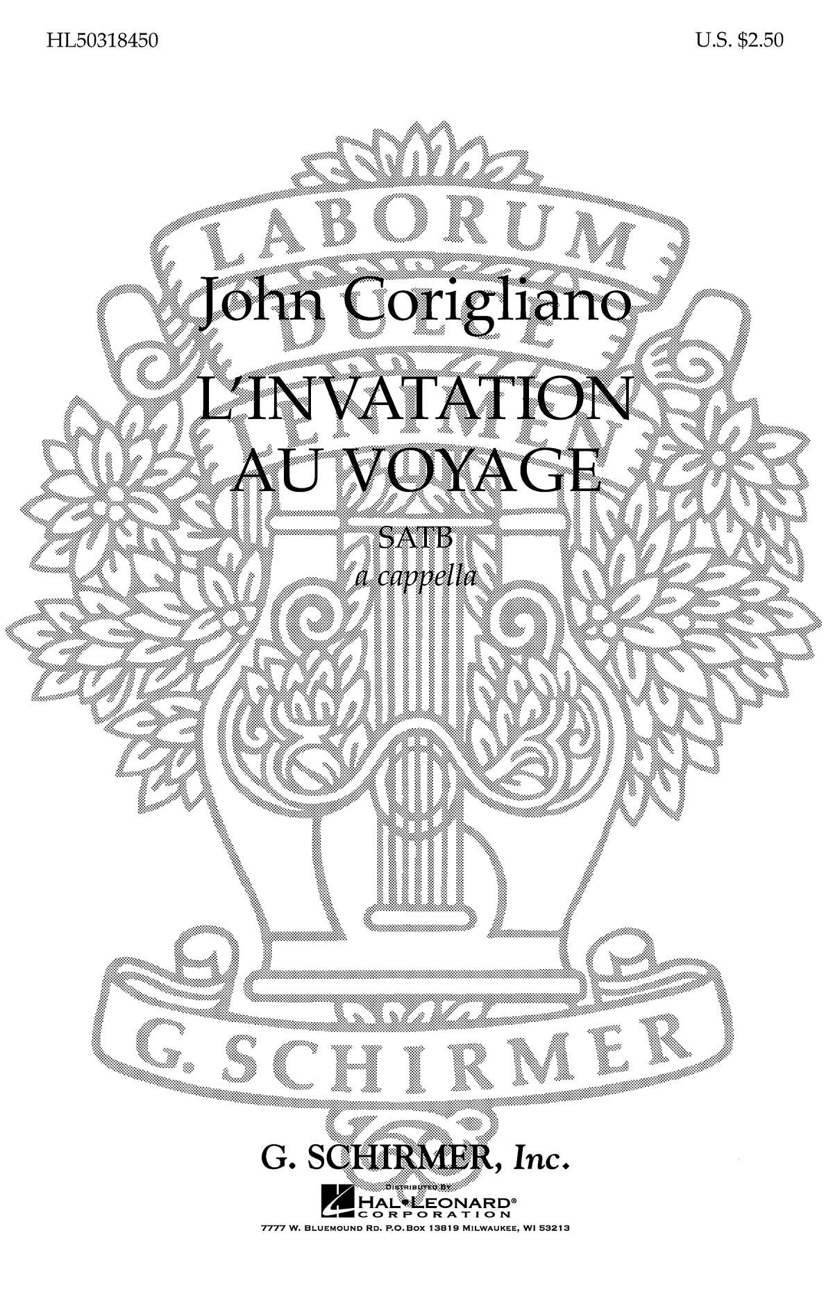 Corigliano: L Invitation Au Voyage