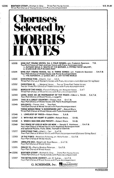 Gray: The Boatmen Stomp