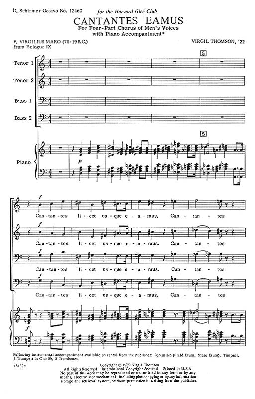 Epstein: Cantantes Eamus
