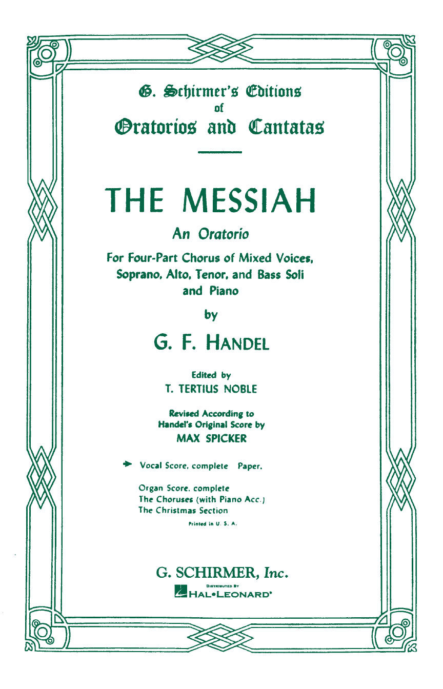 Händel: Messiah (Oratorio, 1741)