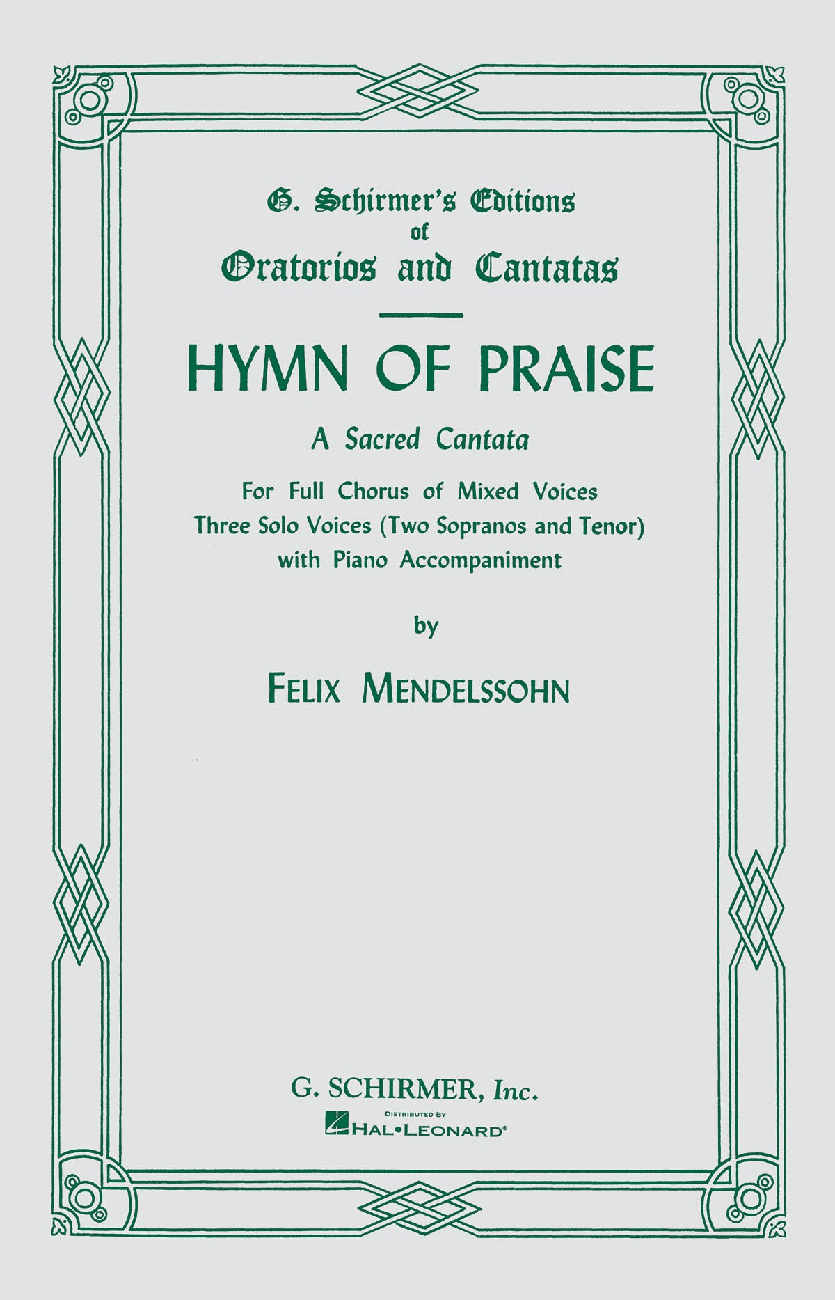 Bartholdy: Hymn of Praise