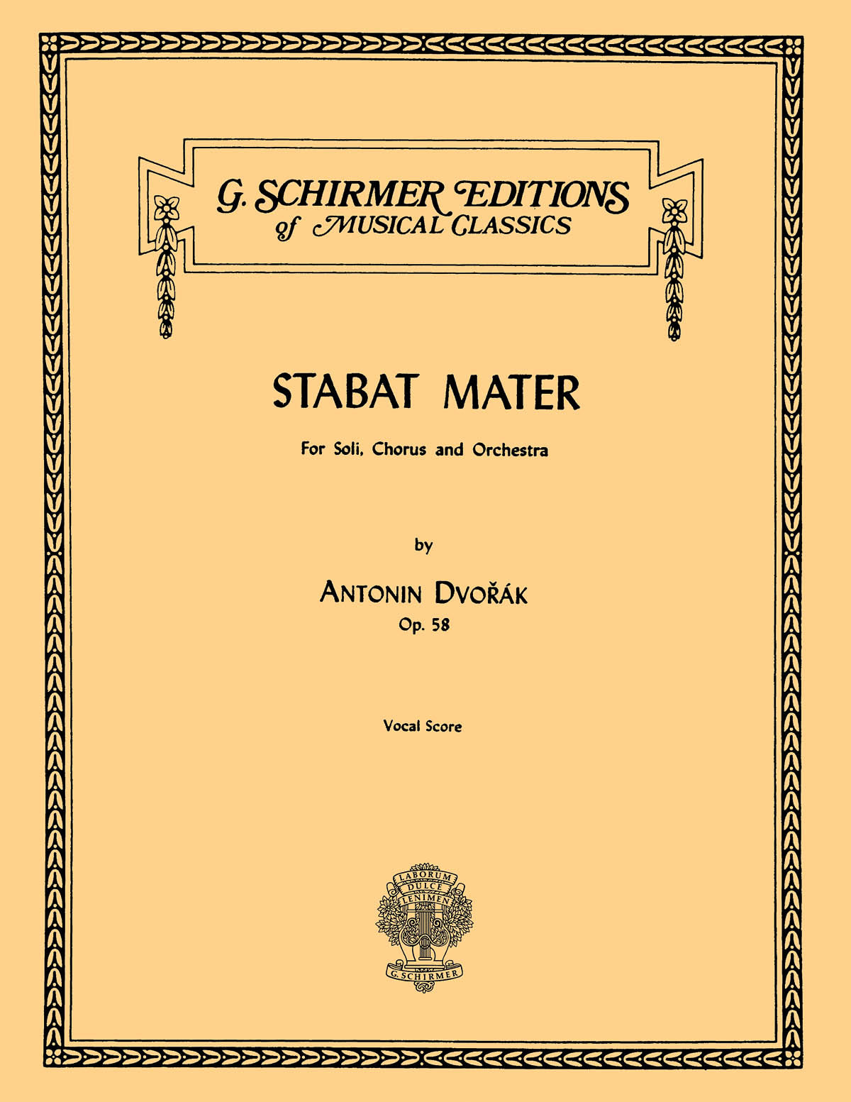 Dvorak: Stabat Mater, Op. 58