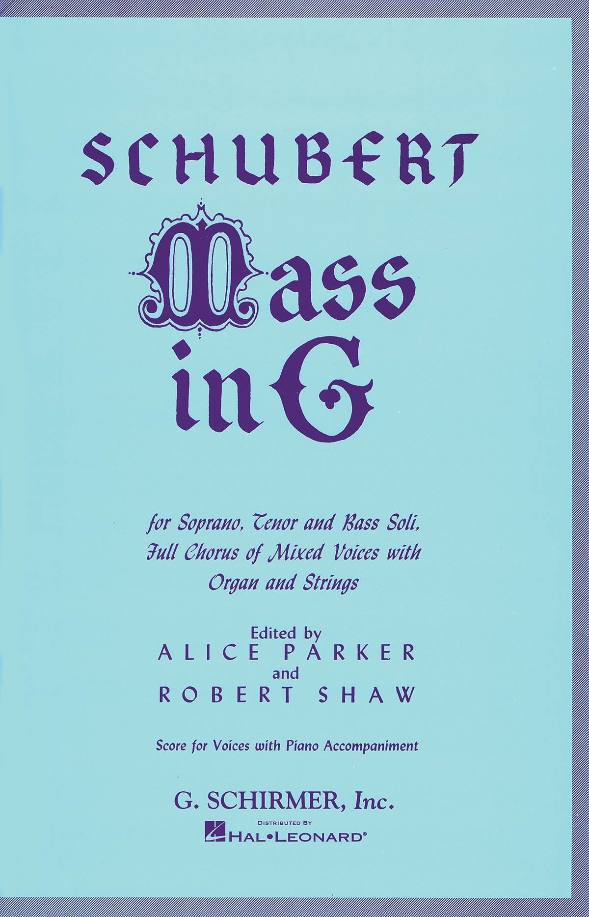 Schubert: Mass in G