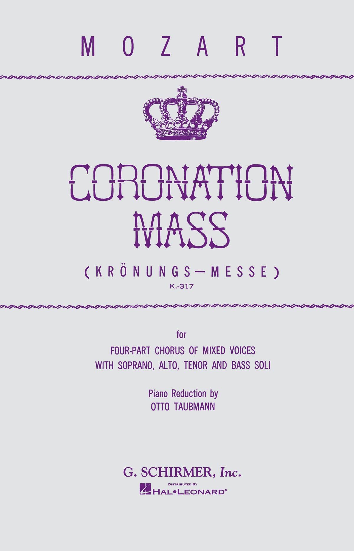 Mozart: Coronation Mass K.317