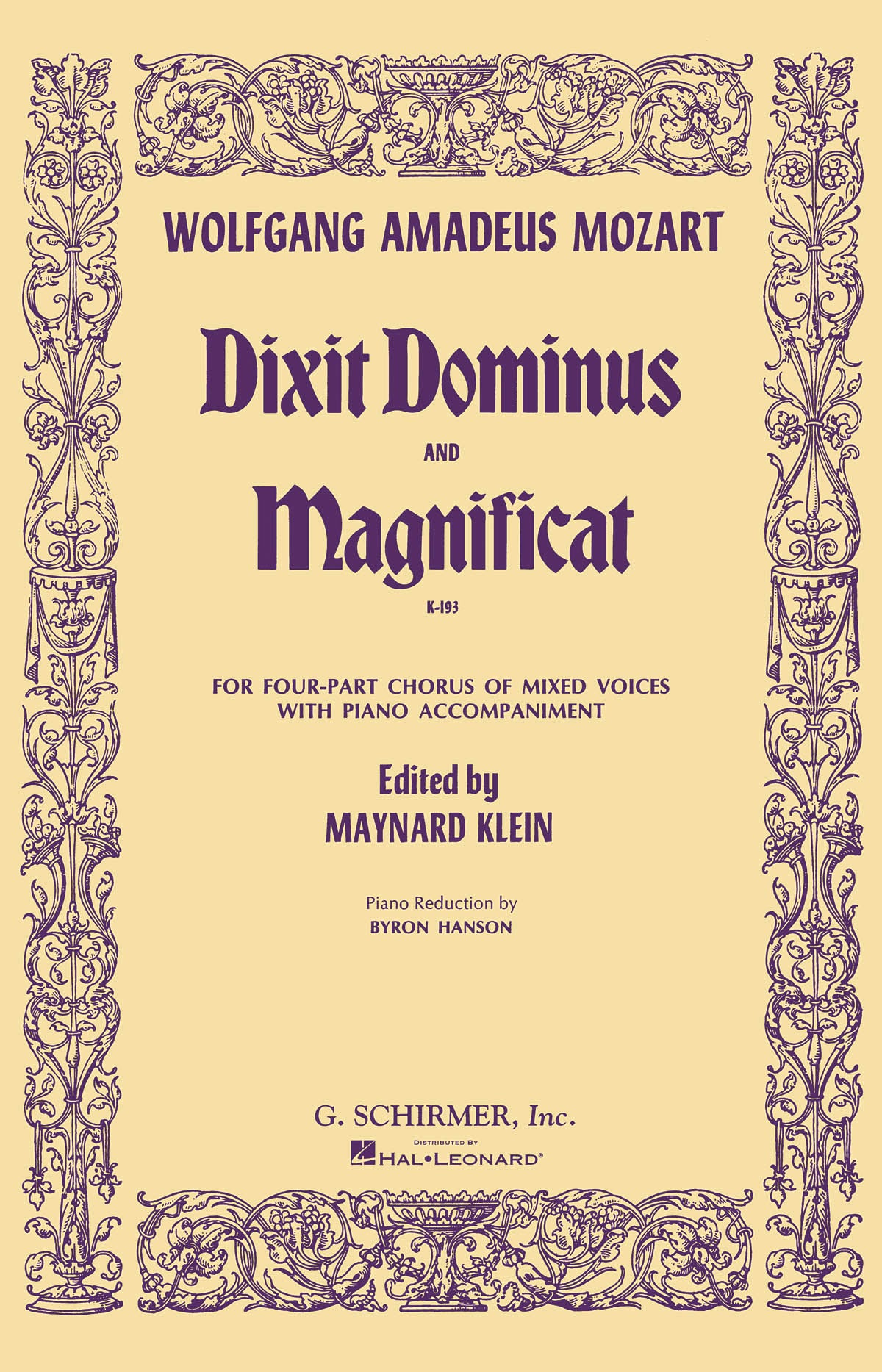 Mozart: Dixit Dominus And Magnificat K.193